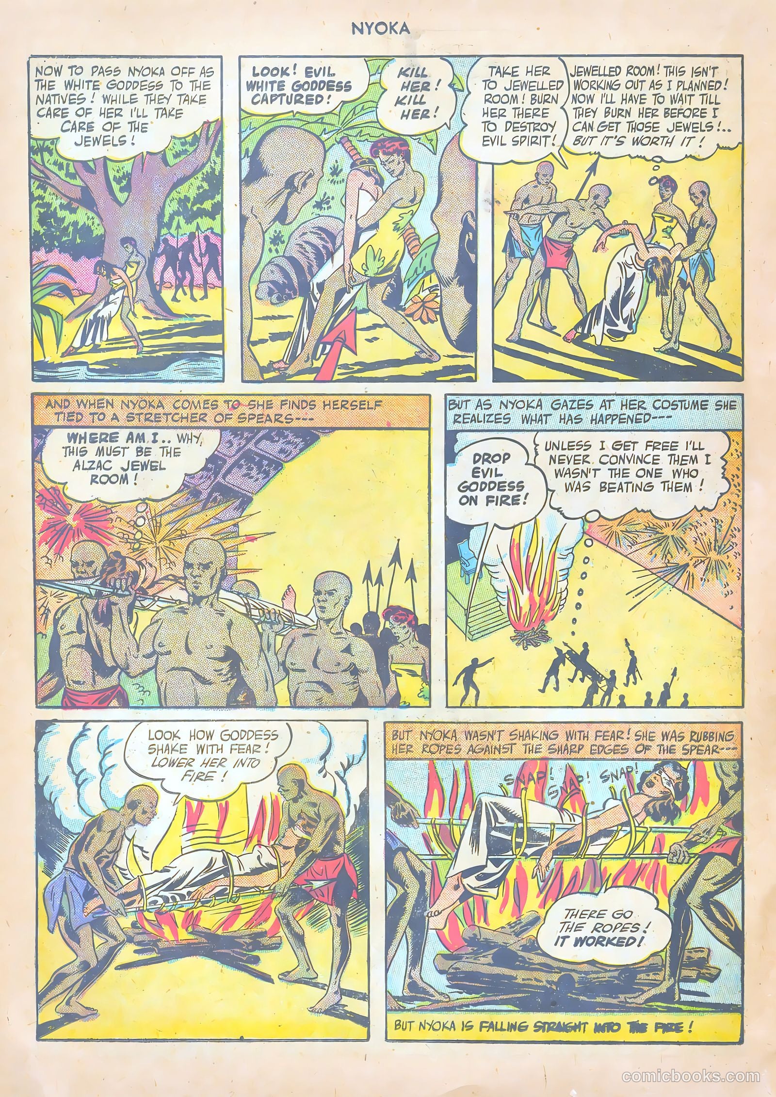 Nyoka the Jungle Girl #6 (1947) — page 18 of 52