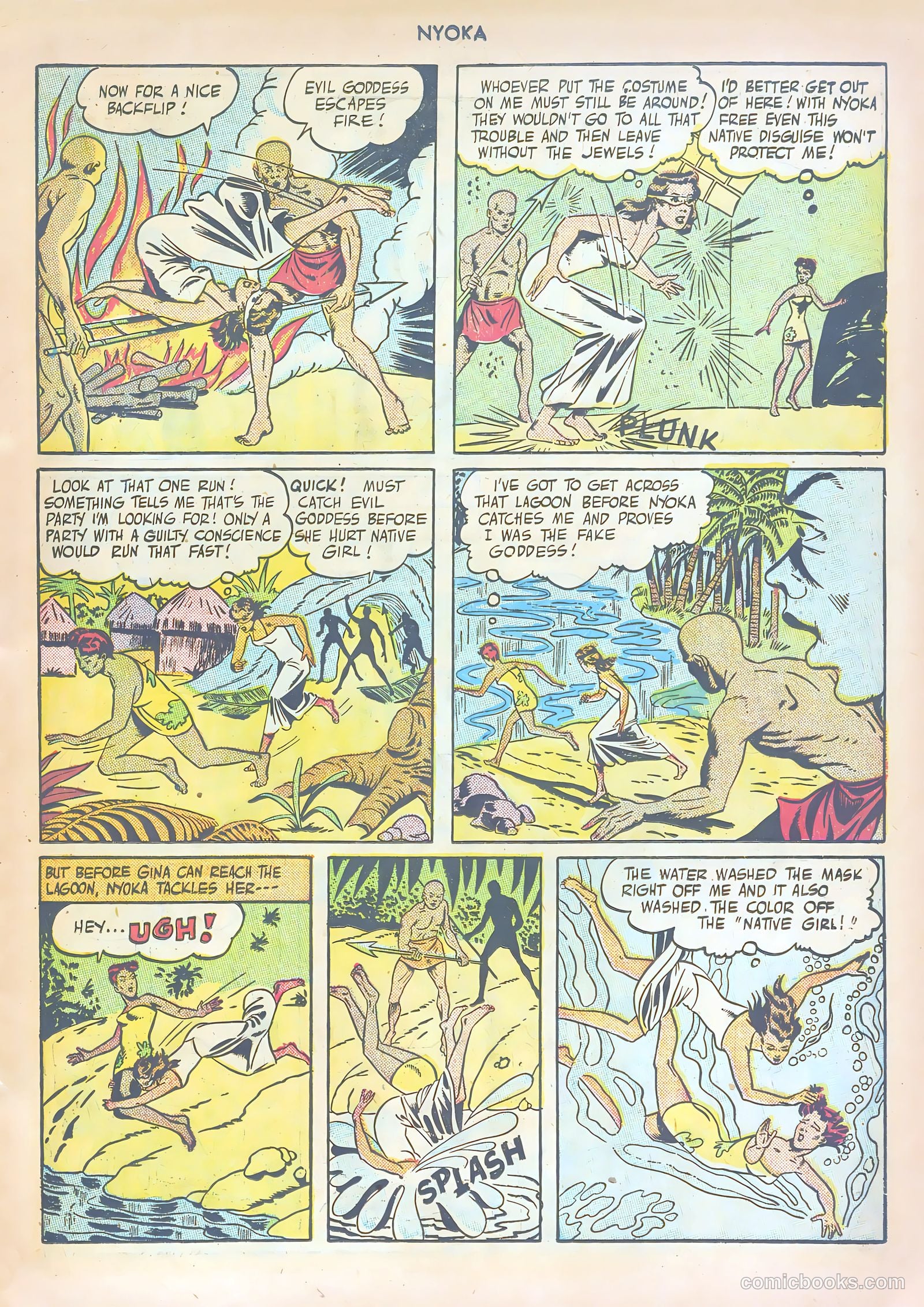 Nyoka the Jungle Girl #6 (1947) — page 19 of 52