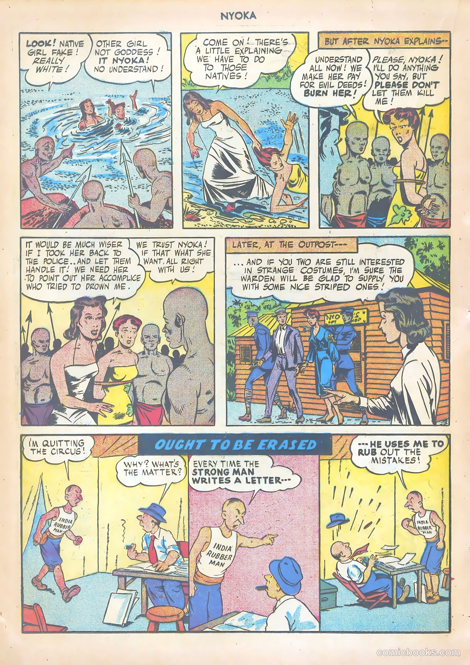 Nyoka the Jungle Girl #6 (1947) — page 20 of 52