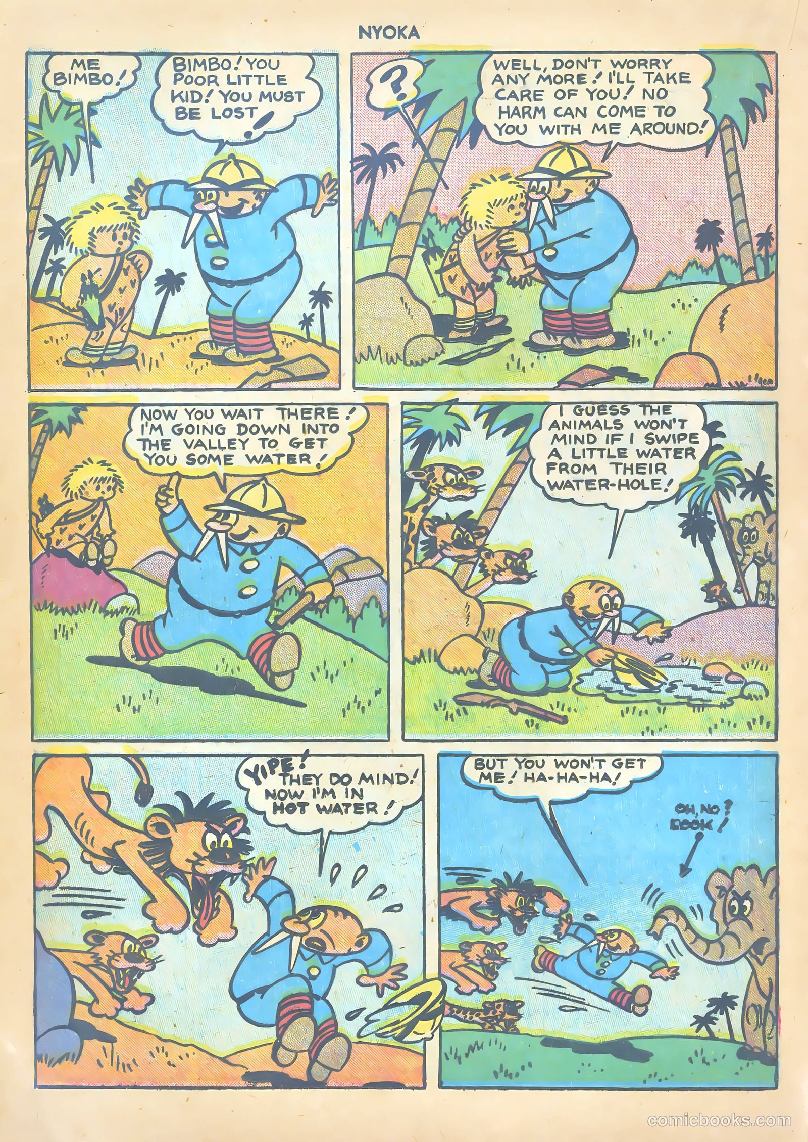 Nyoka the Jungle Girl #6 (1947) — page 22 of 52