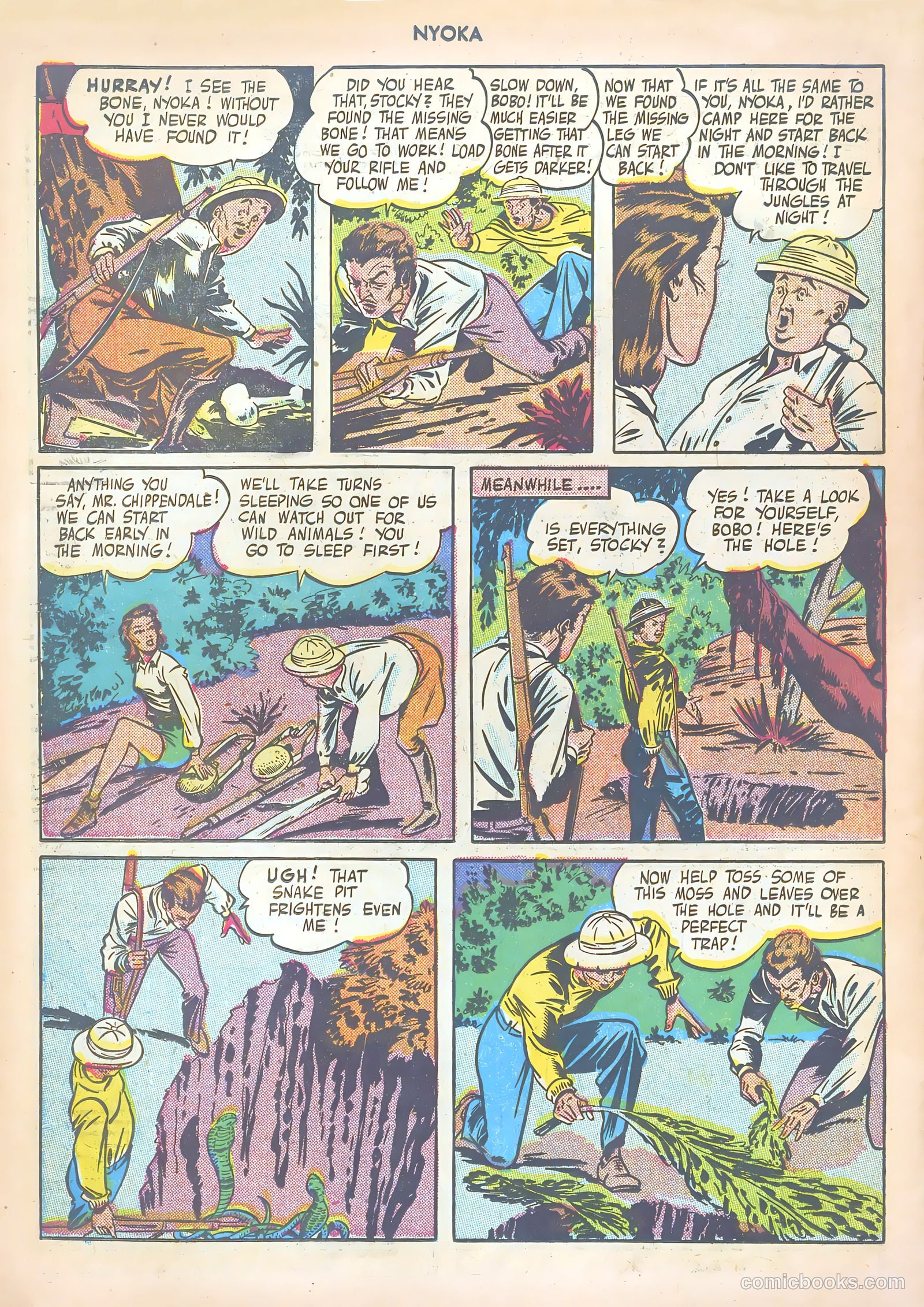 Nyoka the Jungle Girl #6 (1947) — page 28 of 52