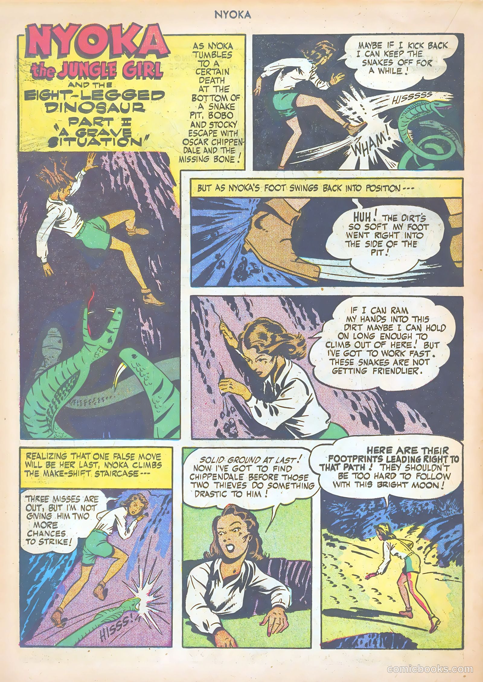 Nyoka the Jungle Girl #6 (1947) — page 34 of 52