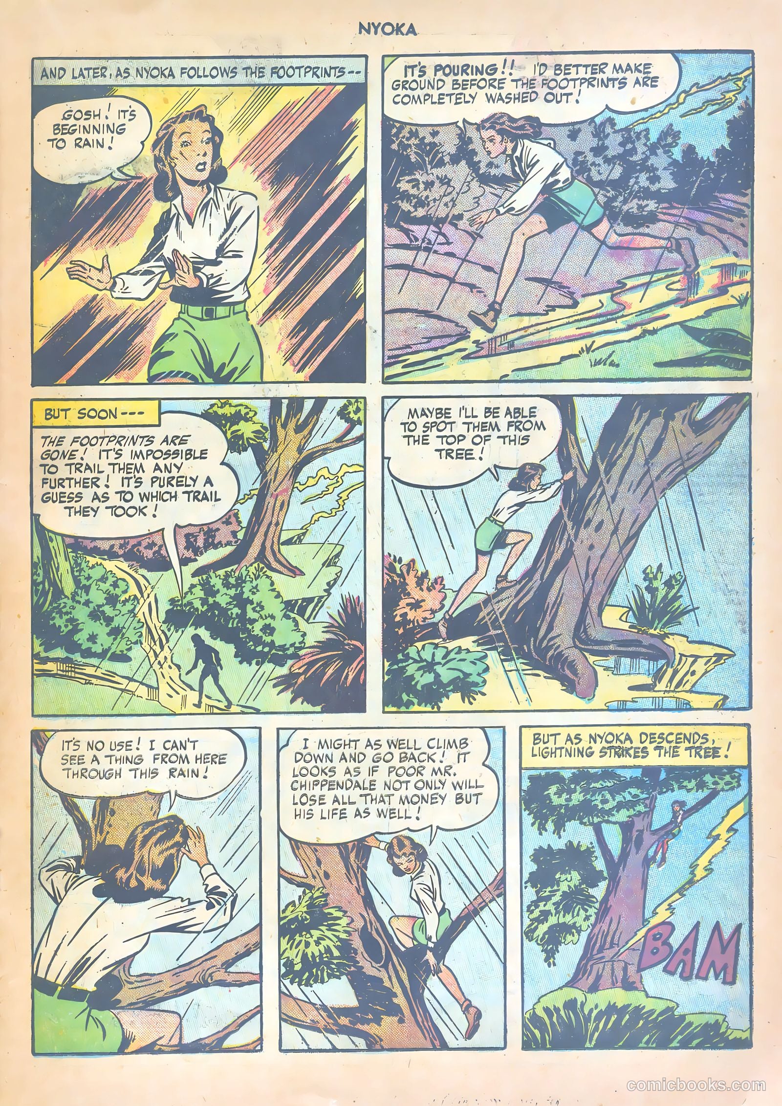 Nyoka the Jungle Girl #6 (1947) — page 35 of 52
