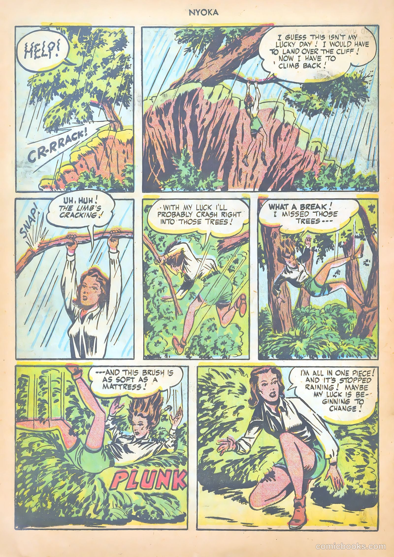 Nyoka the Jungle Girl #6 (1947) — page 36 of 52