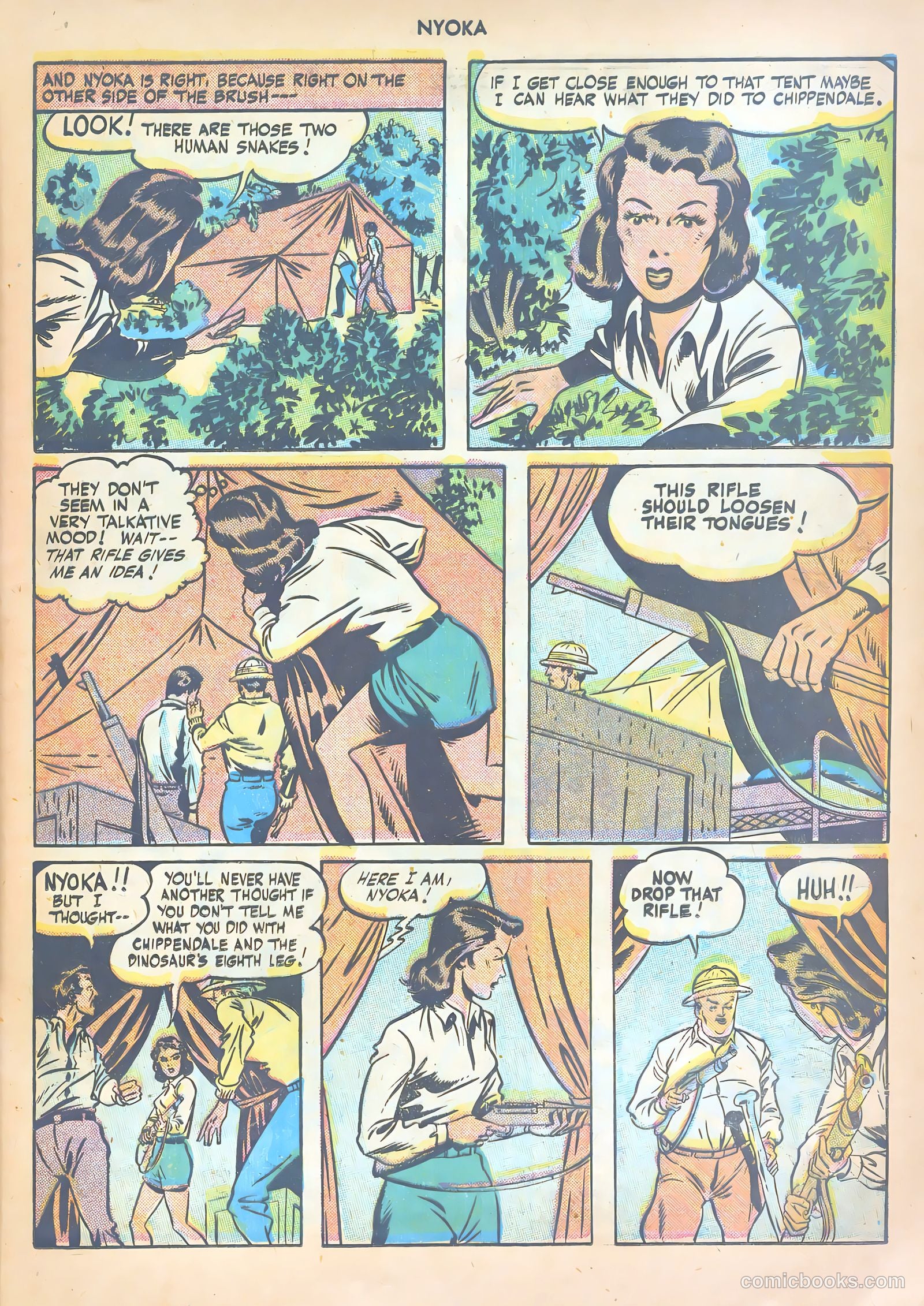Nyoka the Jungle Girl #6 (1947) — page 37 of 52