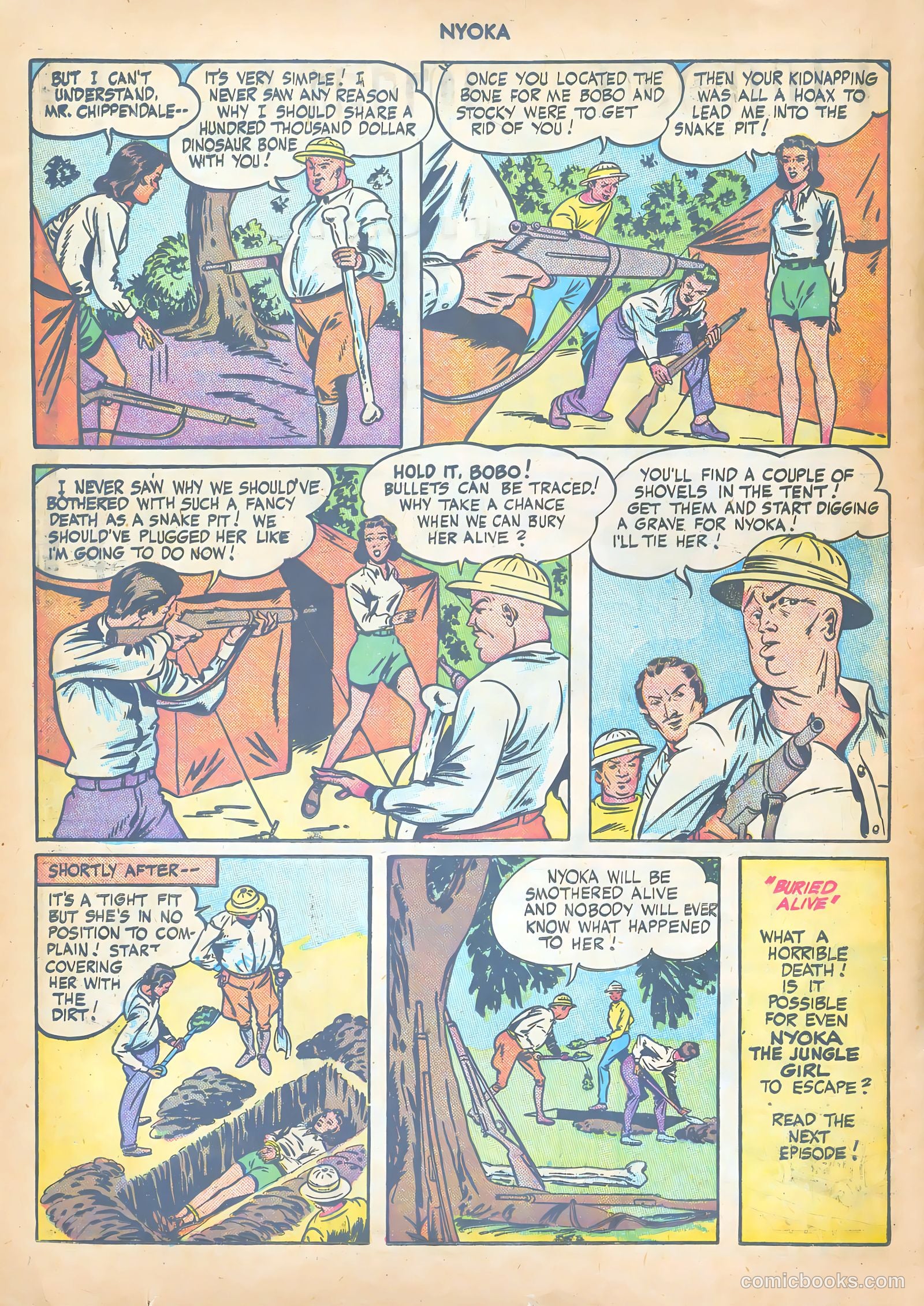 Nyoka the Jungle Girl #6 (1947) — page 38 of 52