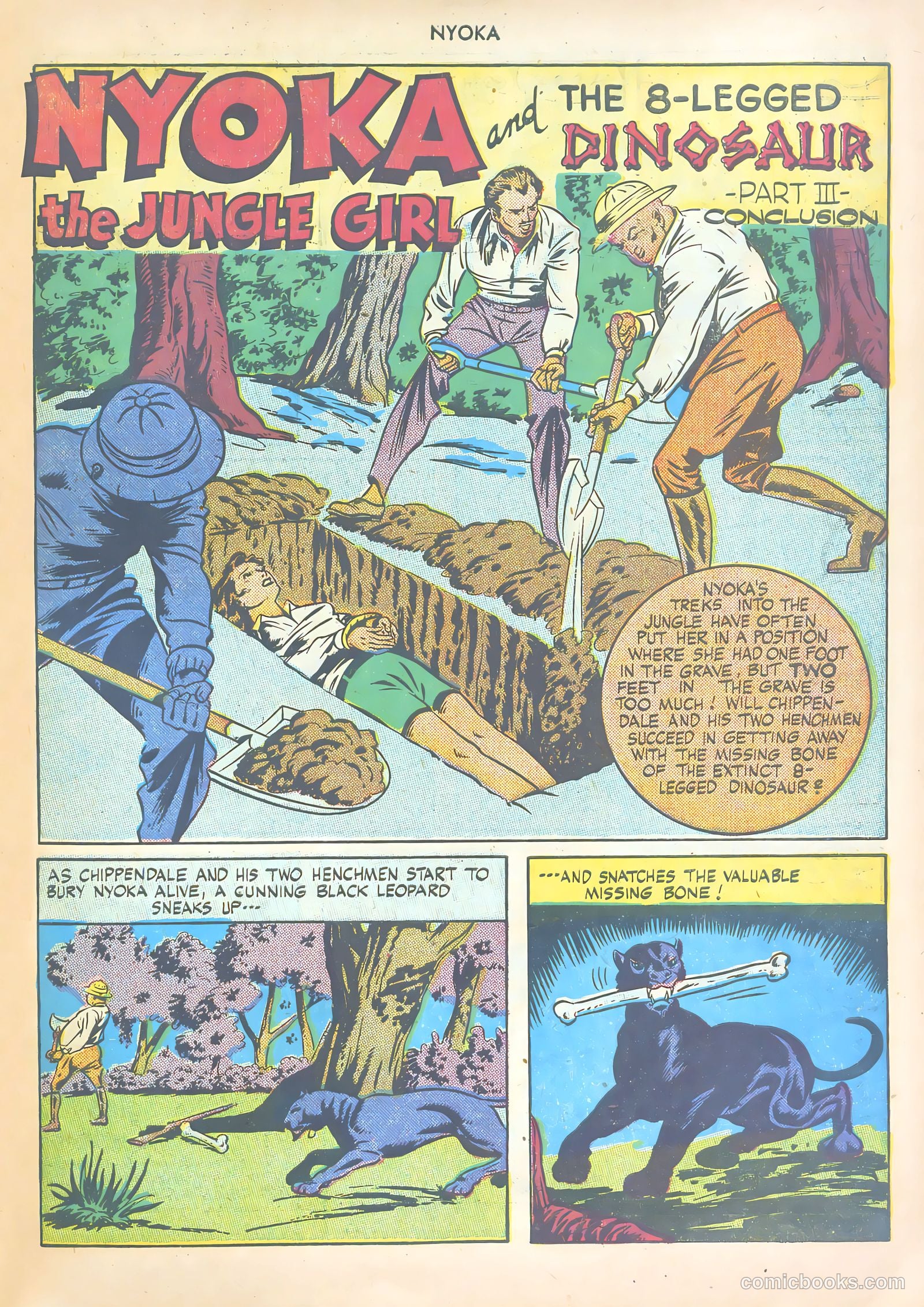 Nyoka the Jungle Girl #6 (1947) — page 43 of 52