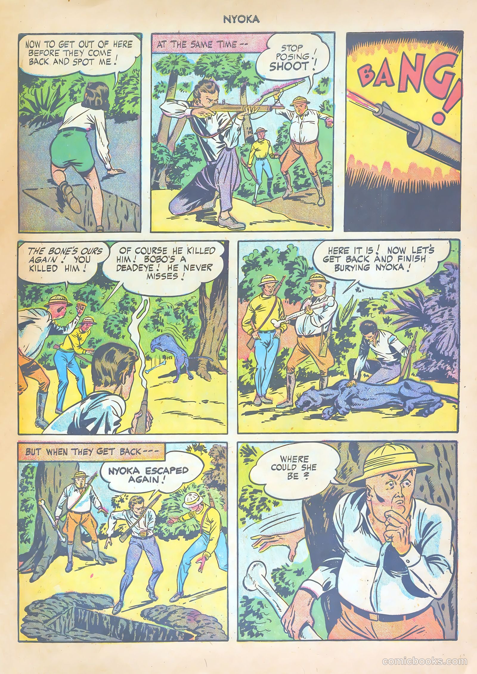 Nyoka the Jungle Girl #6 (1947) — page 45 of 52