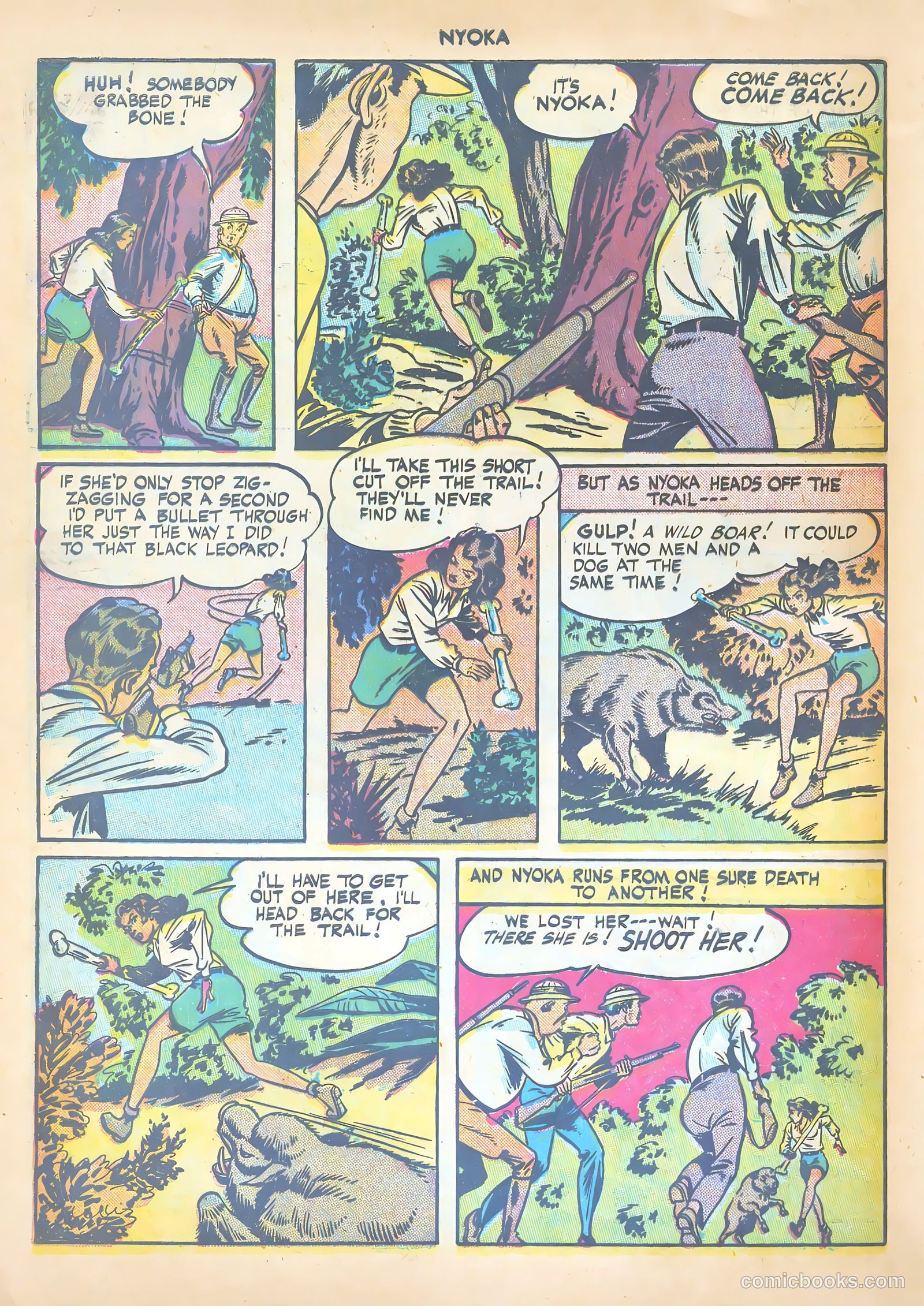 Nyoka the Jungle Girl #6 (1947) — page 46 of 52