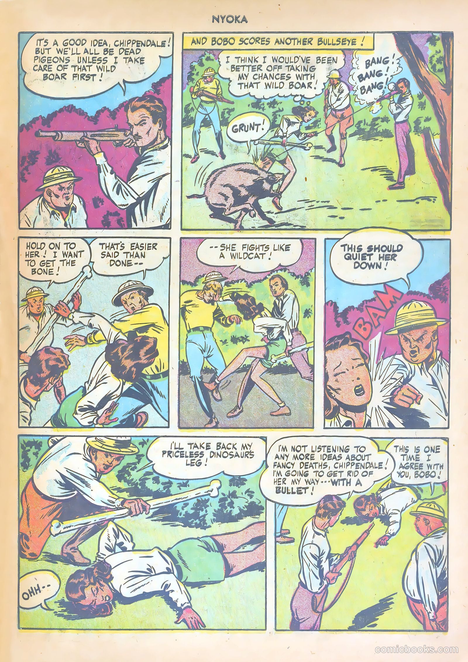 Nyoka the Jungle Girl #6 (1947) — page 47 of 52