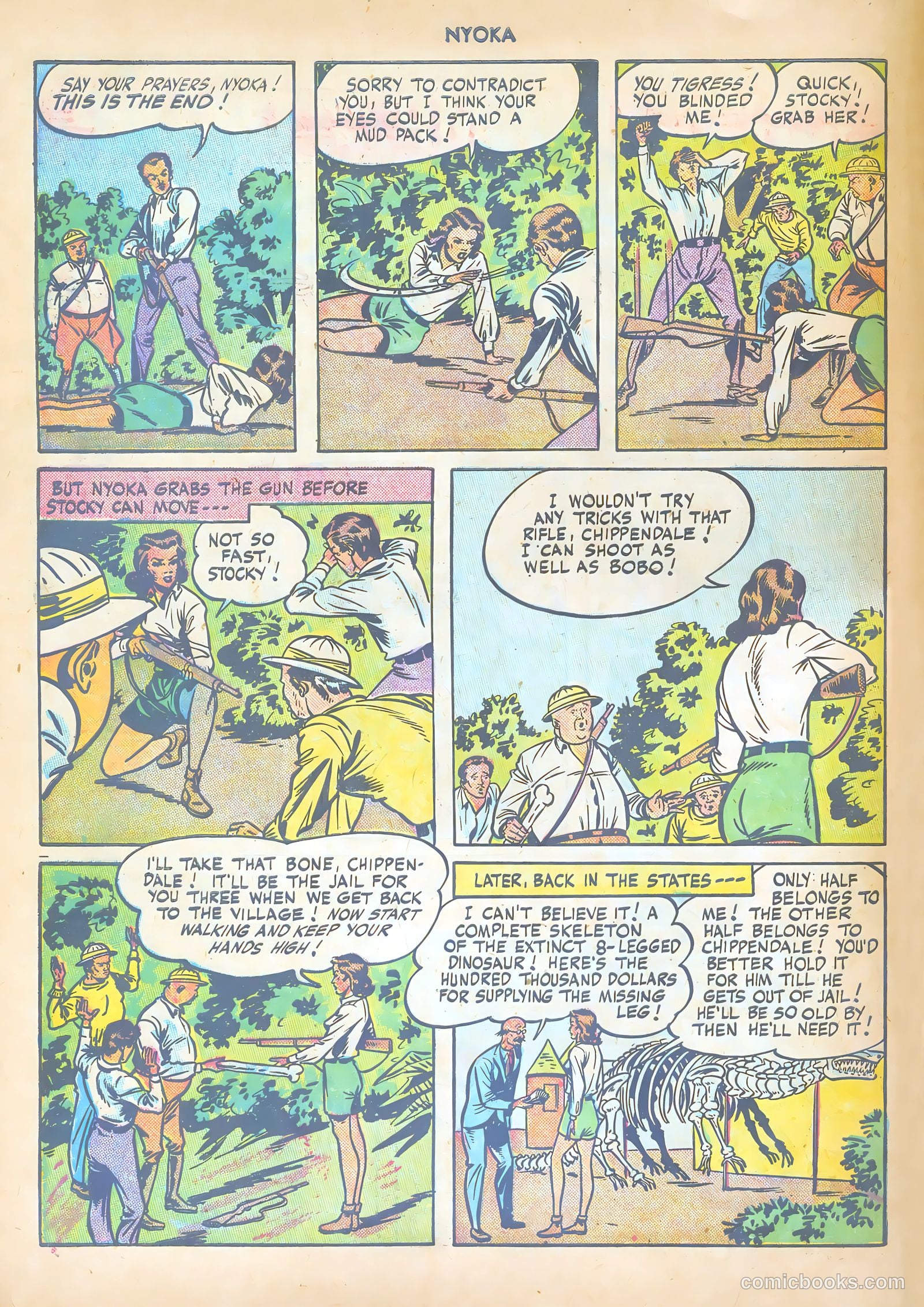Nyoka the Jungle Girl #6 (1947) — page 48 of 52