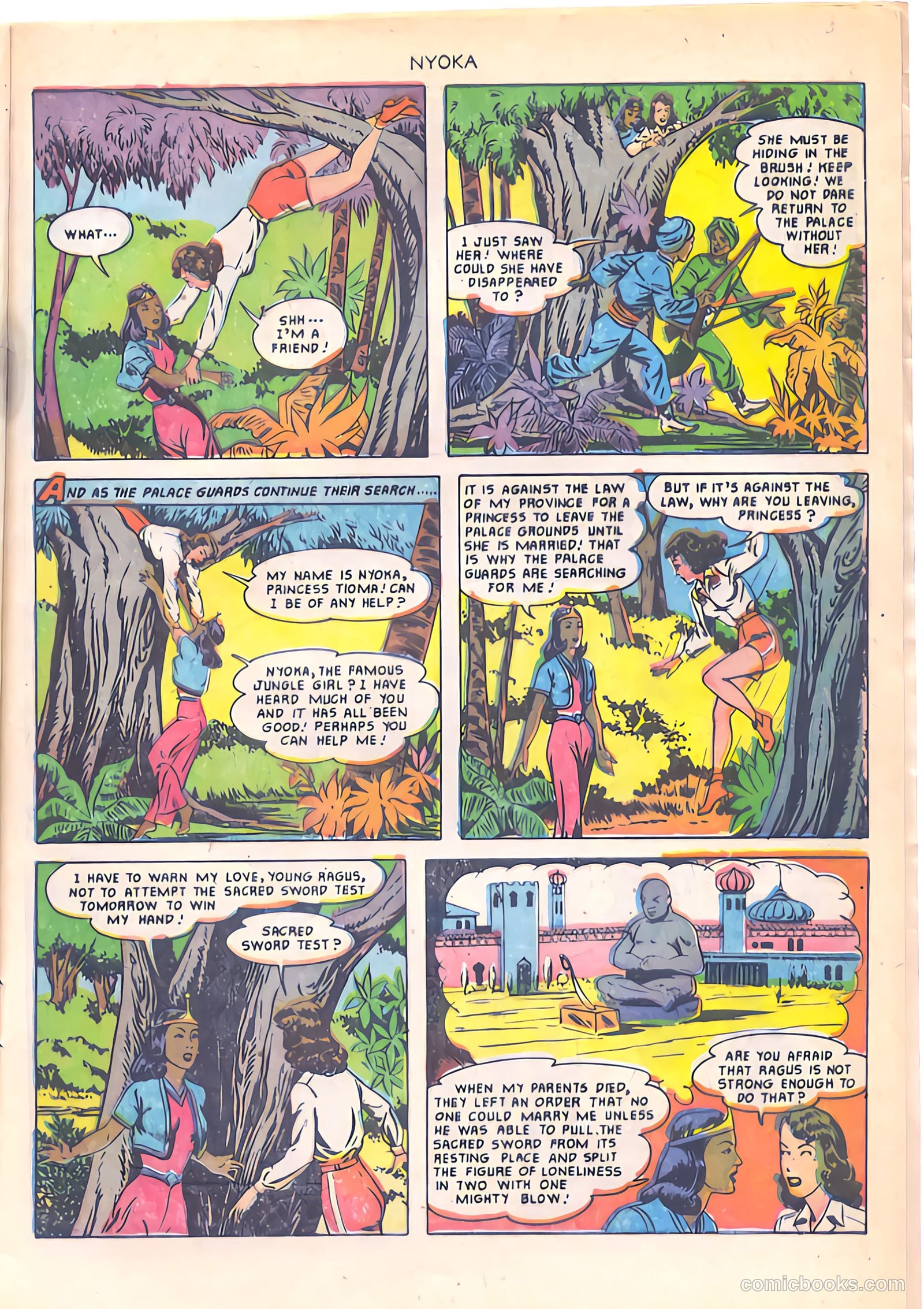 Nyoka the Jungle Girl #61 (1951) — page 5 of 36
