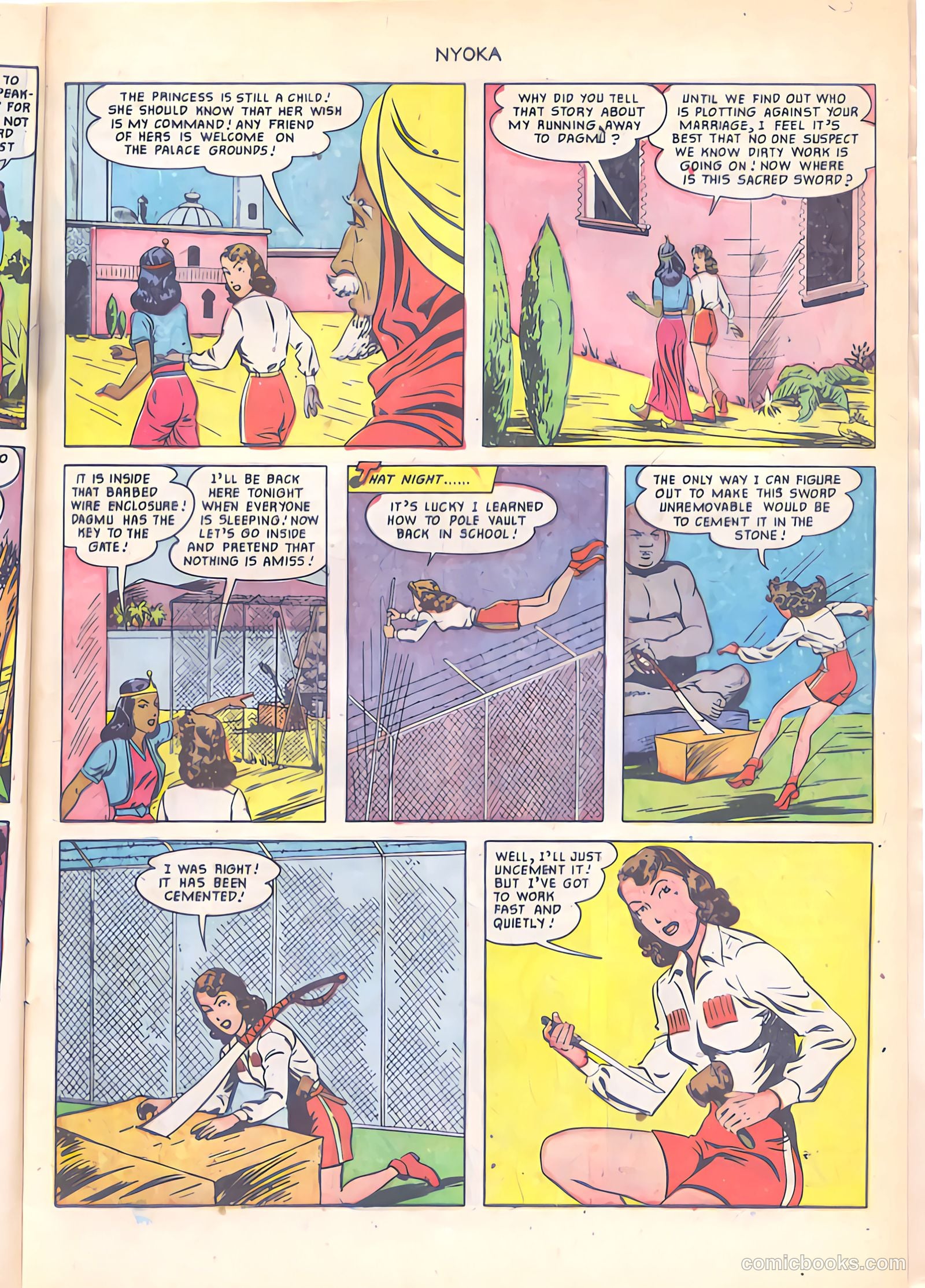Nyoka the Jungle Girl #61 (1951) — page 7 of 36