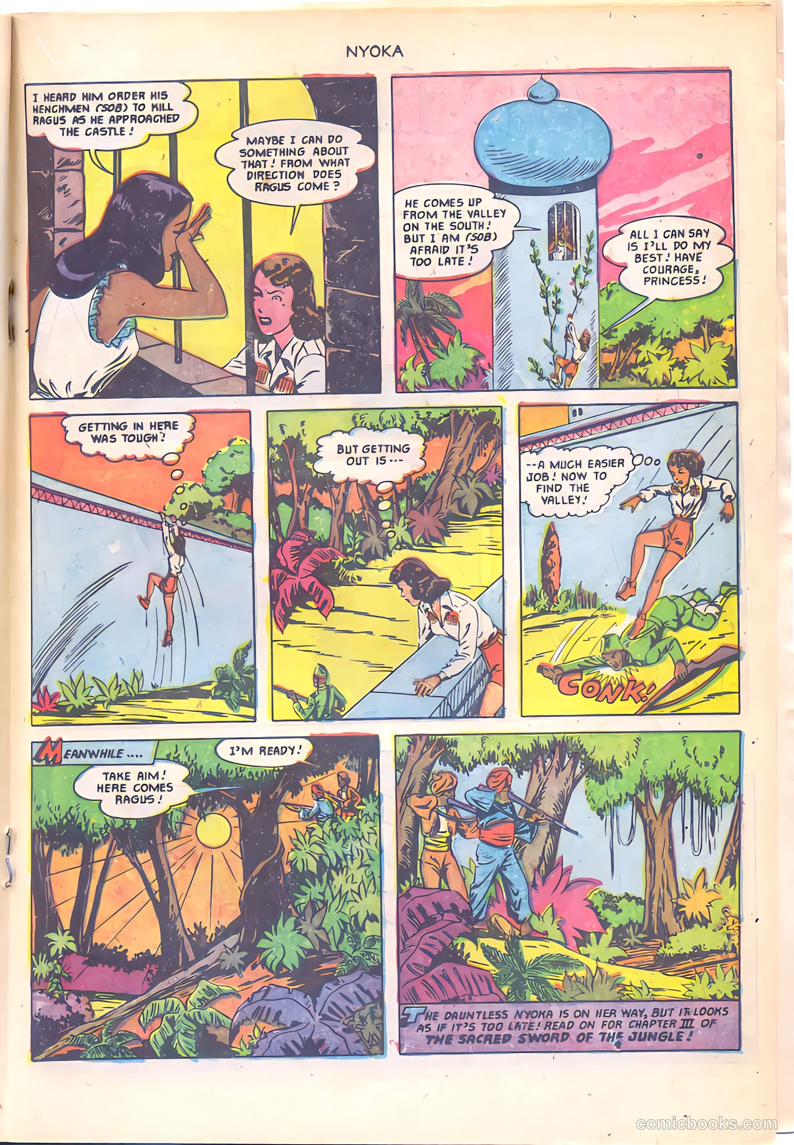 Nyoka the Jungle Girl #61 (1951) — page 19 of 36