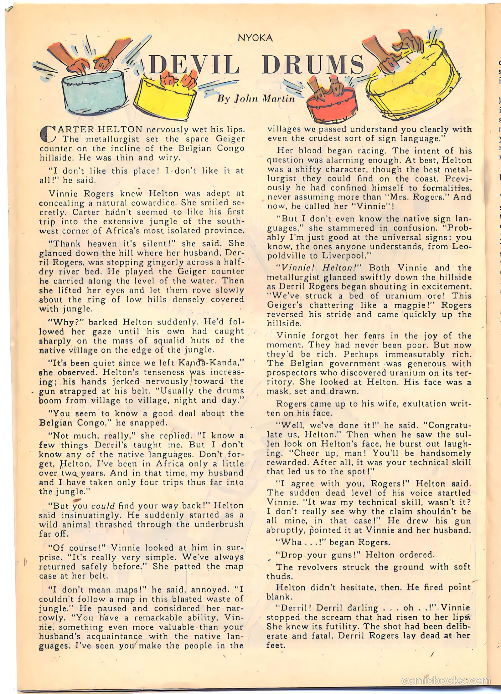 Nyoka the Jungle Girl #61 (1951) — page 22 of 36
