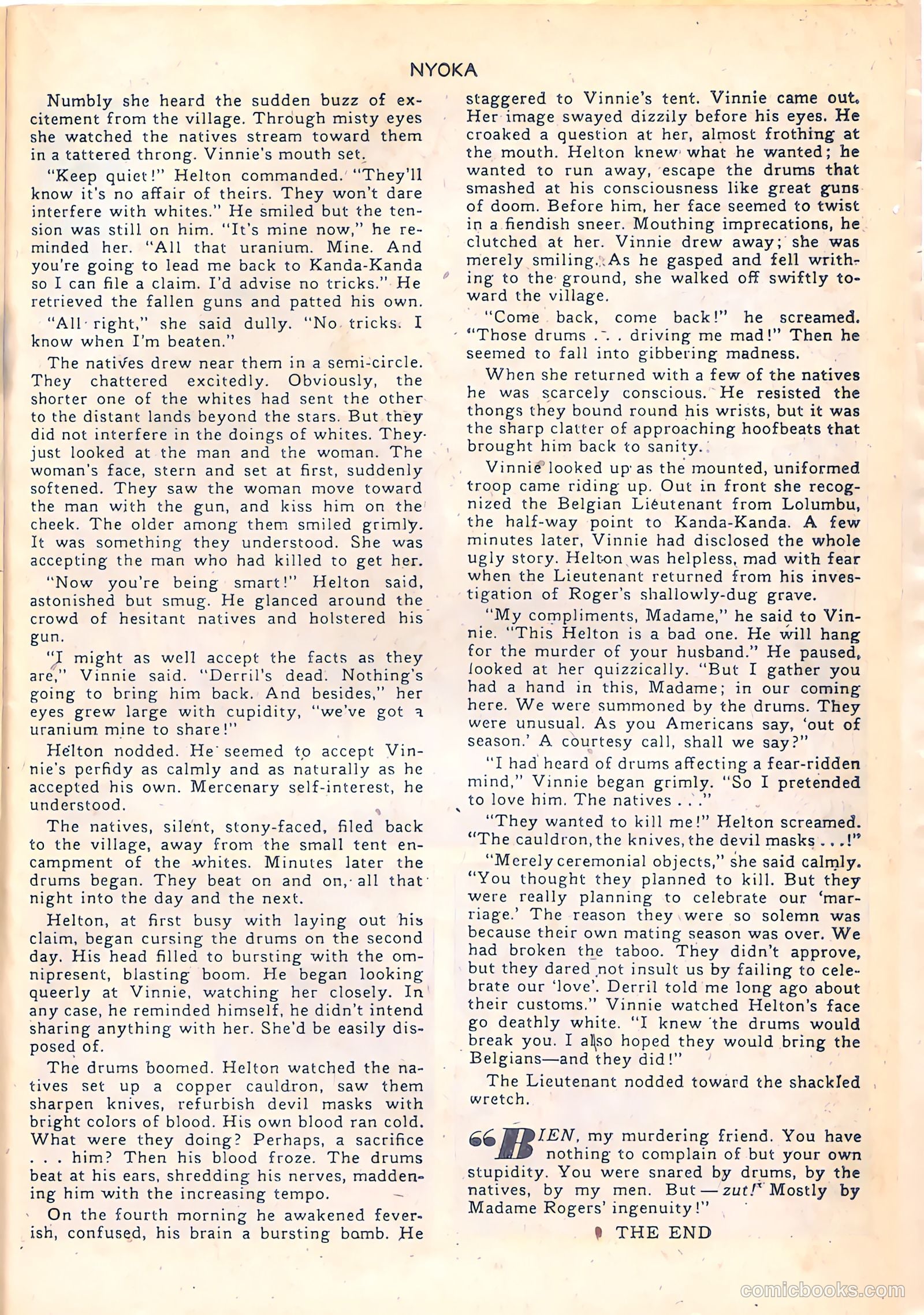 Nyoka the Jungle Girl #61 (1951) — page 23 of 36