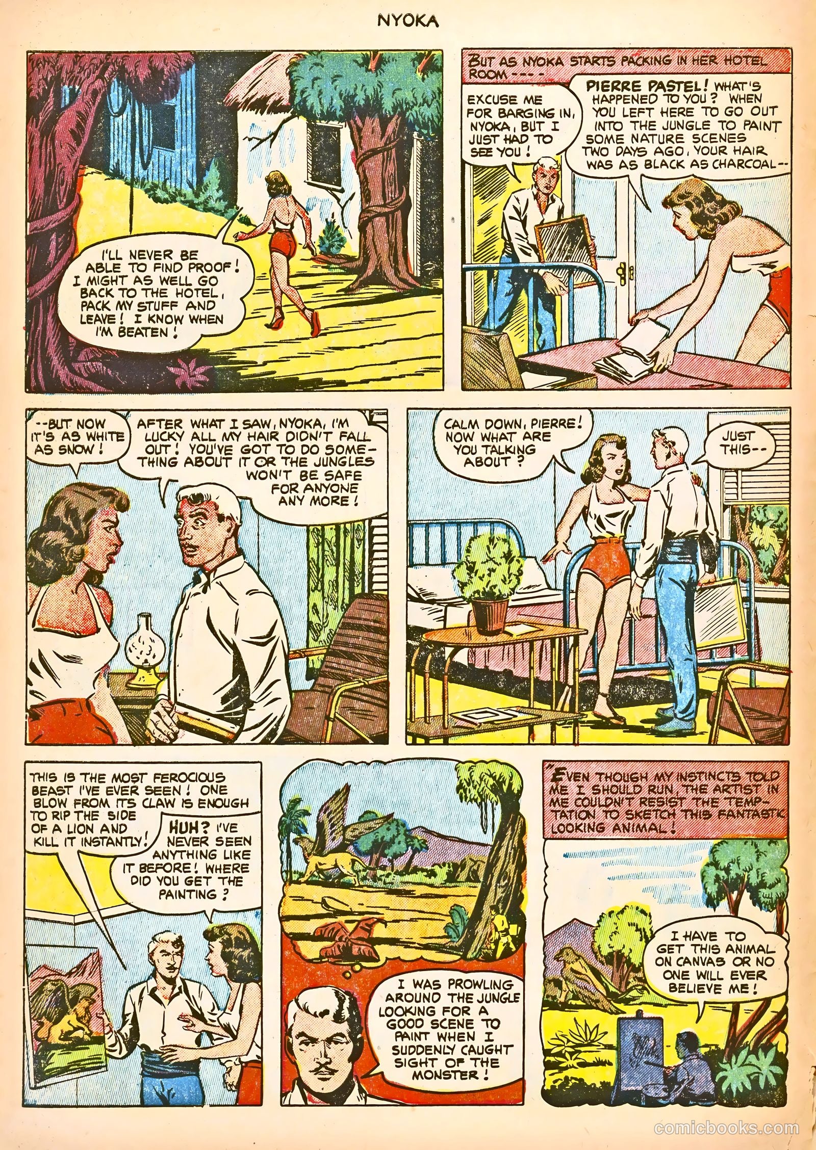 Nyoka the Jungle Girl #75 (1953) — page 6 of 36