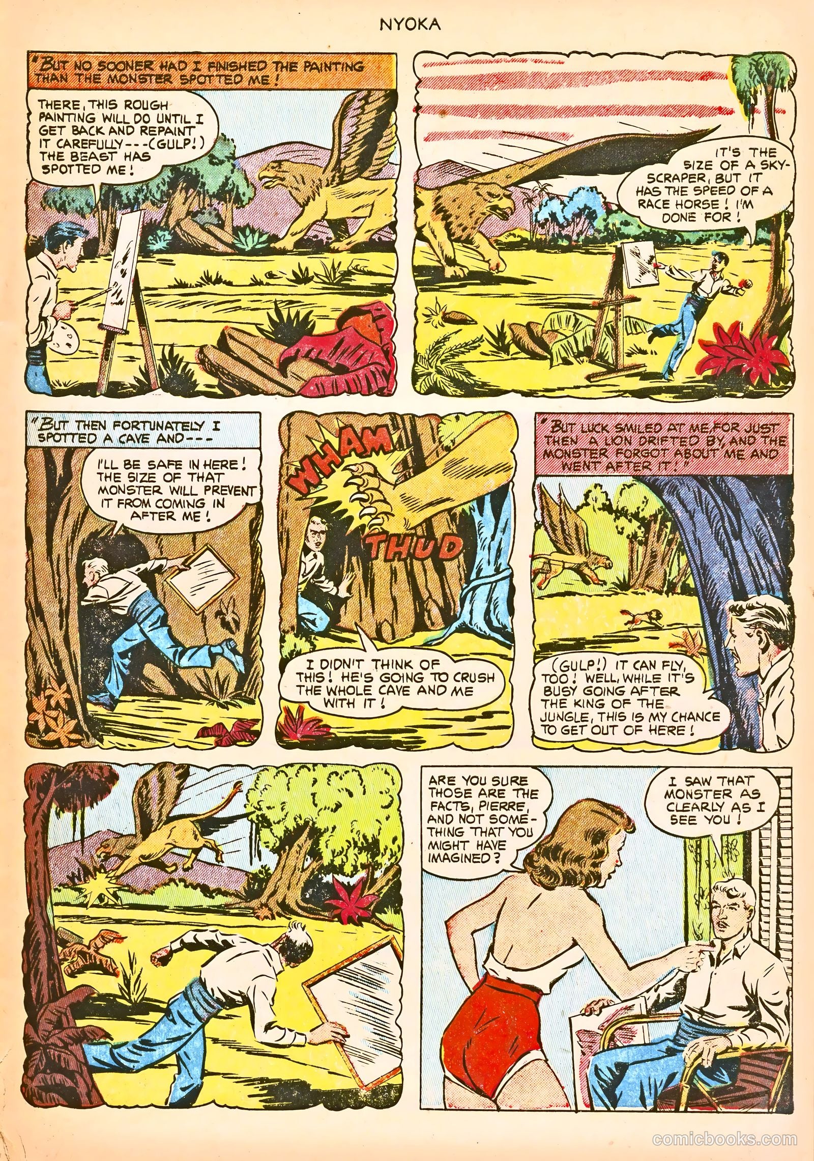 Nyoka the Jungle Girl #75 (1953) — page 7 of 36
