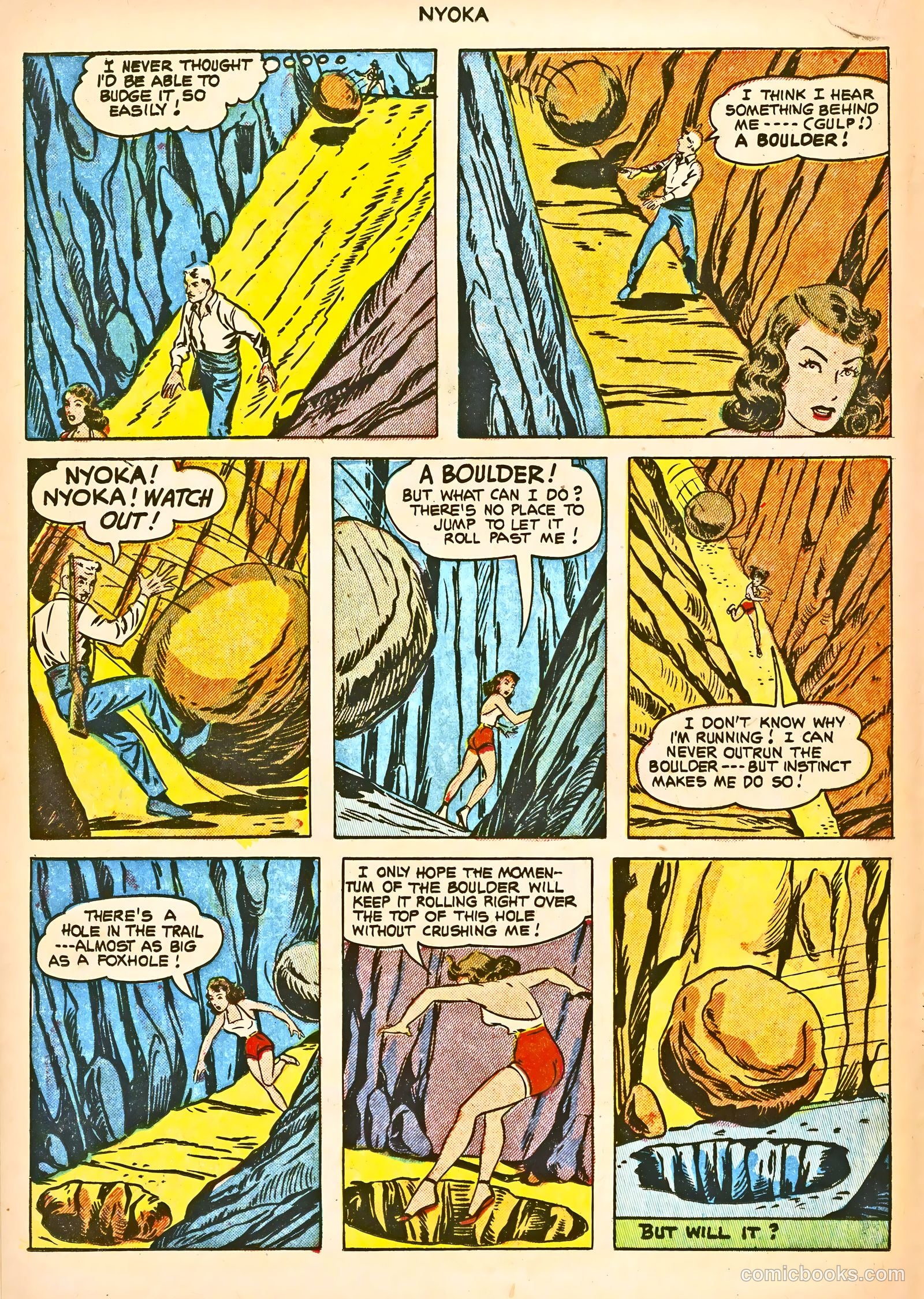 Nyoka the Jungle Girl #75 (1953) — page 18 of 36