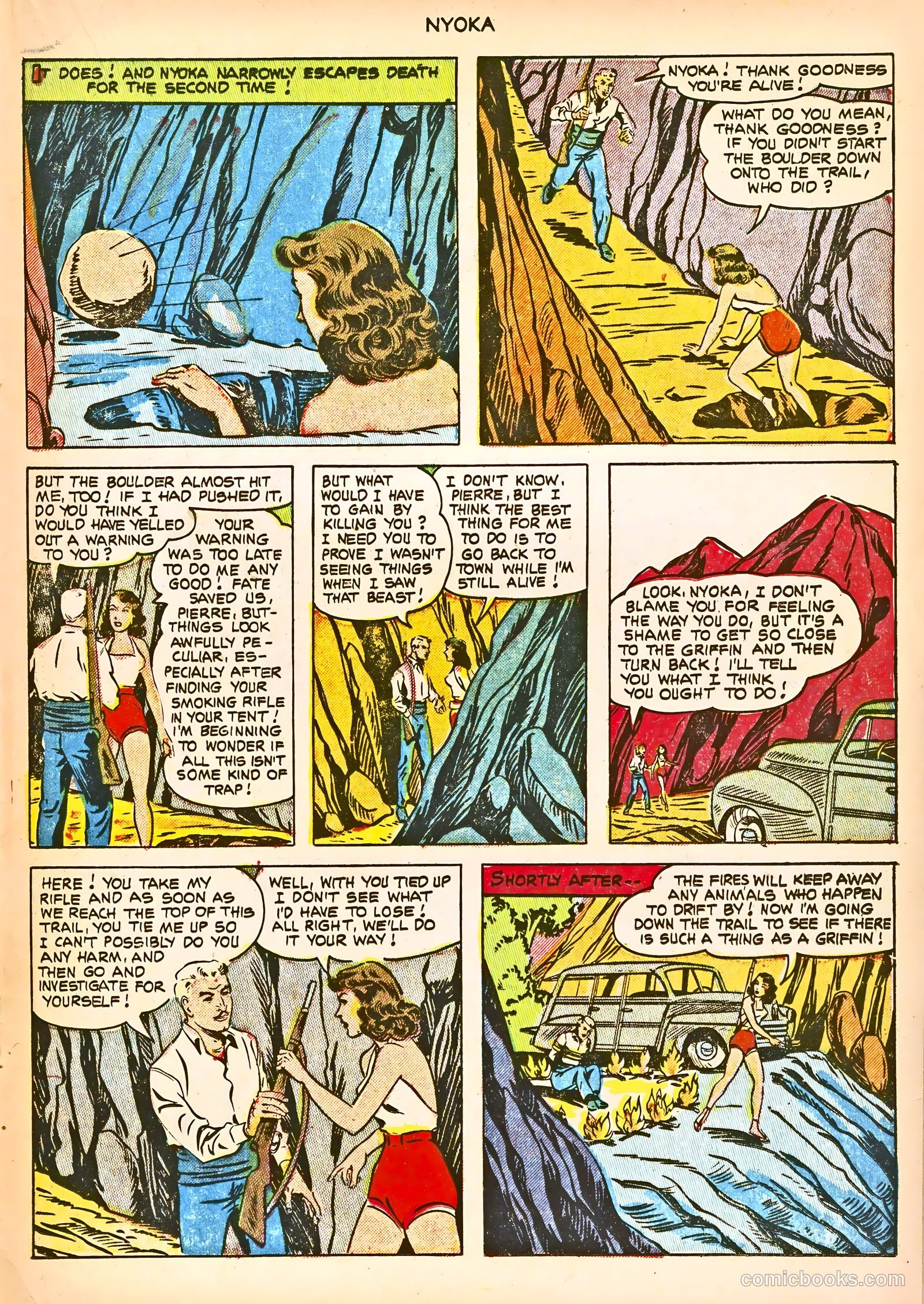 Nyoka the Jungle Girl #75 (1953) — page 19 of 36