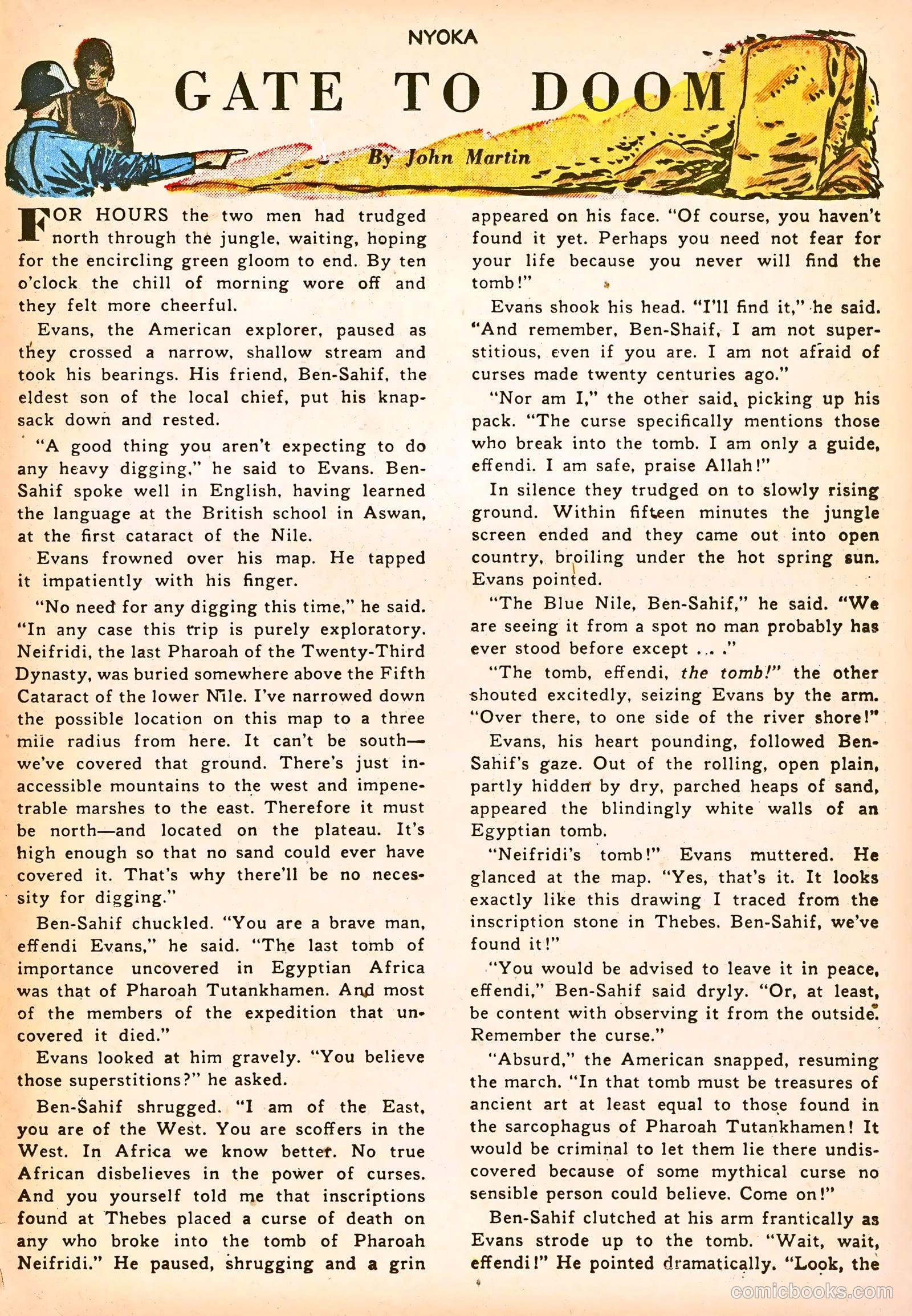 Nyoka the Jungle Girl #75 (1953) — page 23 of 36