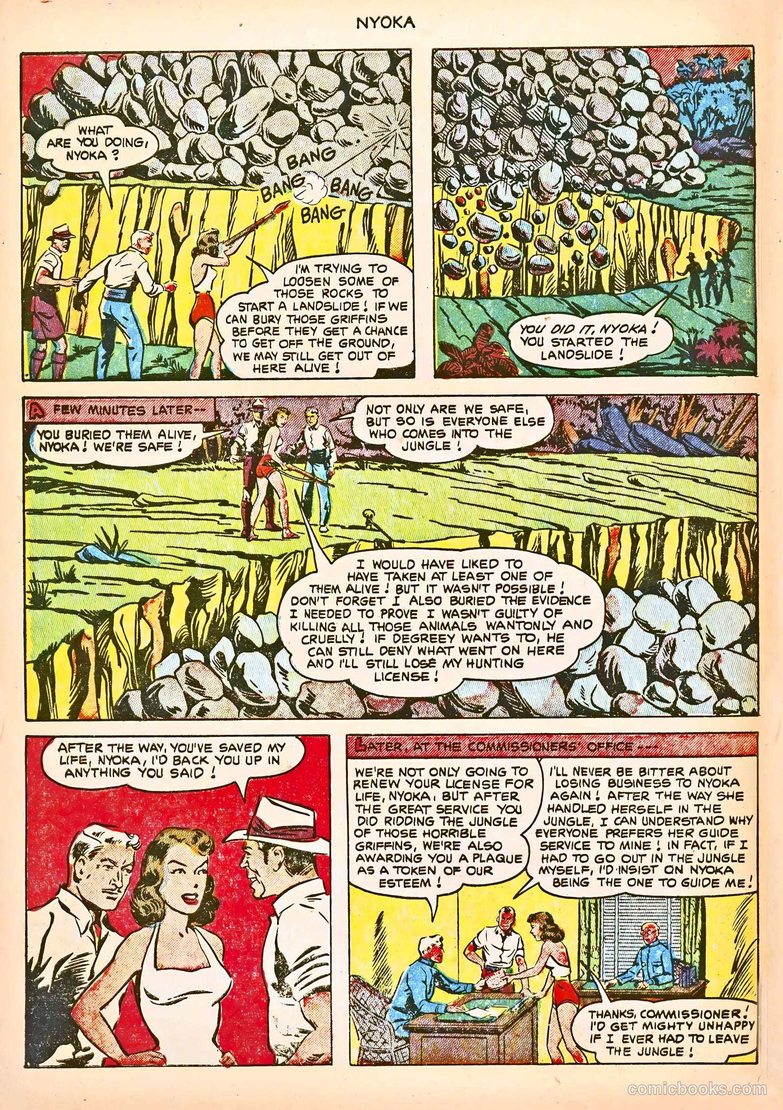 Nyoka the Jungle Girl #75 (1953) — page 30 of 36