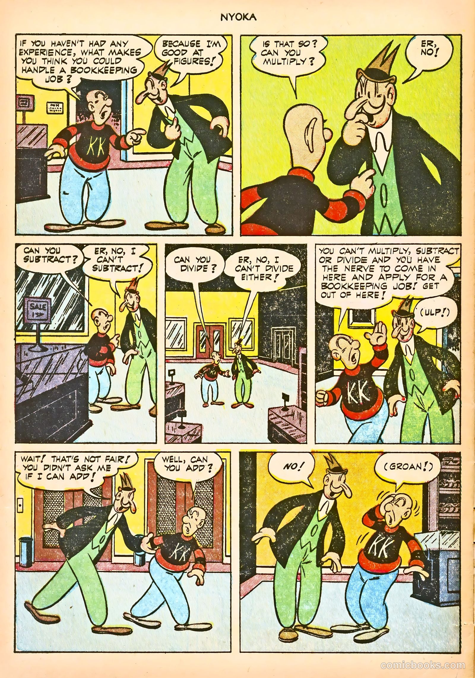 Nyoka the Jungle Girl #75 (1953) — page 32 of 36