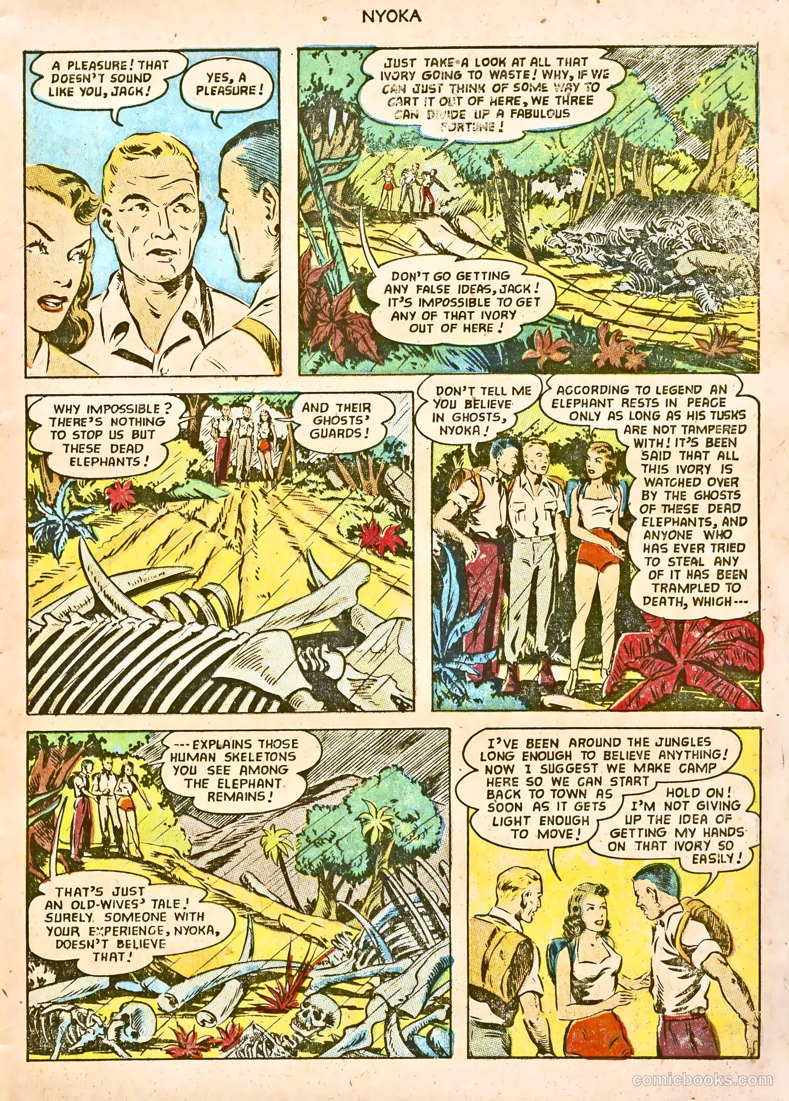 Nyoka the Jungle Girl #77 (1953) — page 7 of 36