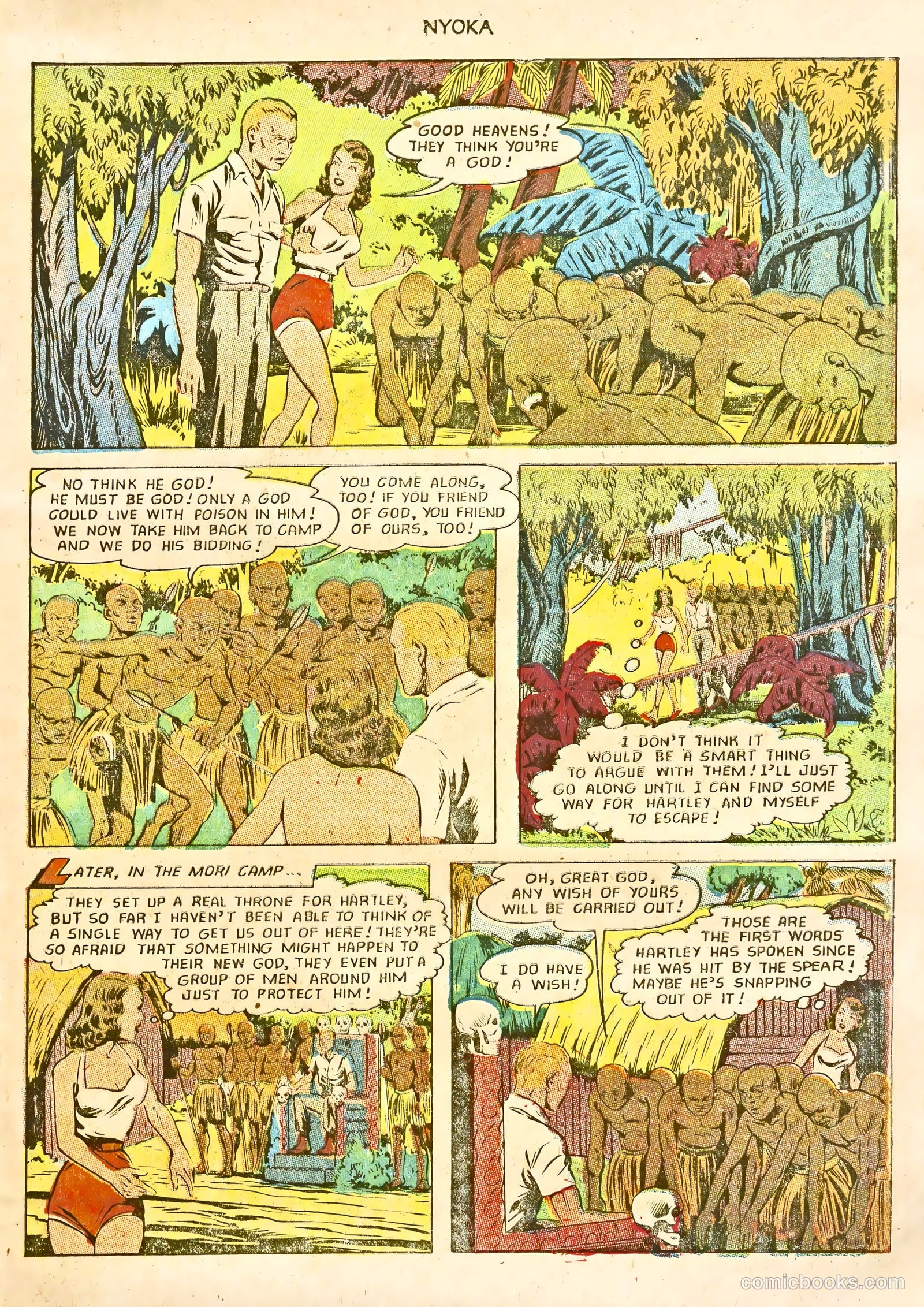 Nyoka the Jungle Girl #77 (1953) — page 19 of 36