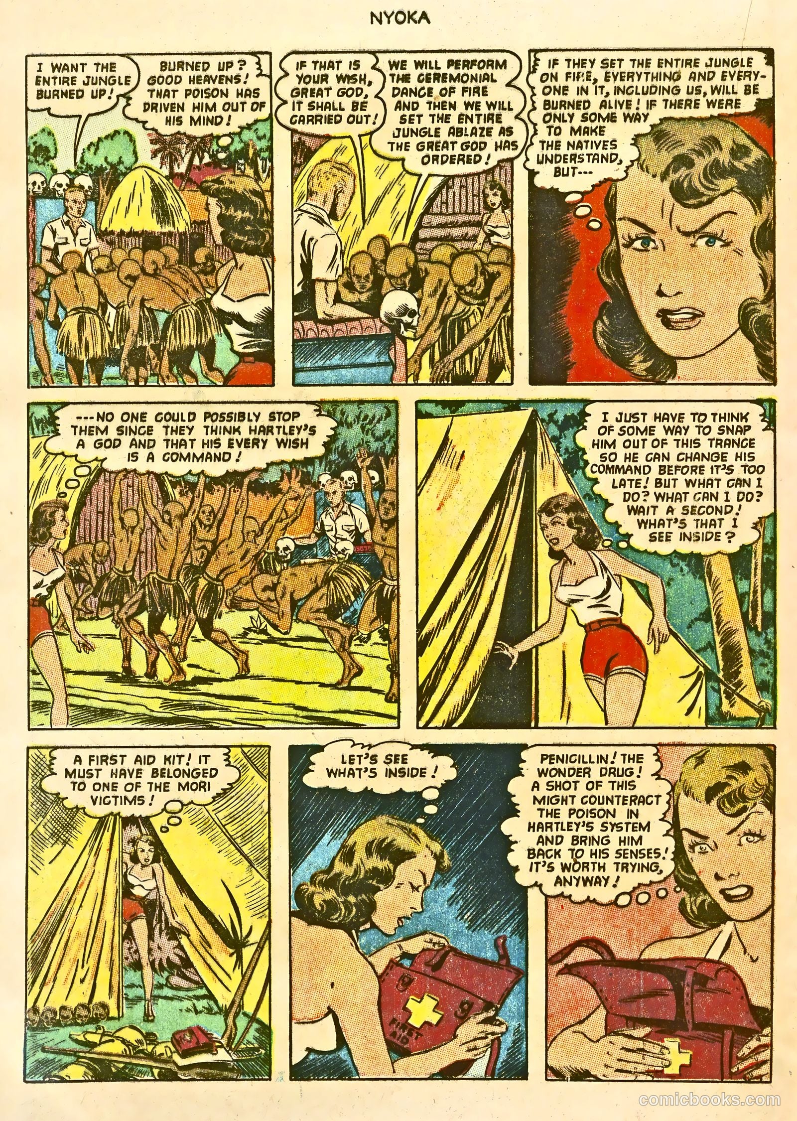 Nyoka the Jungle Girl #77 (1953) — page 20 of 36