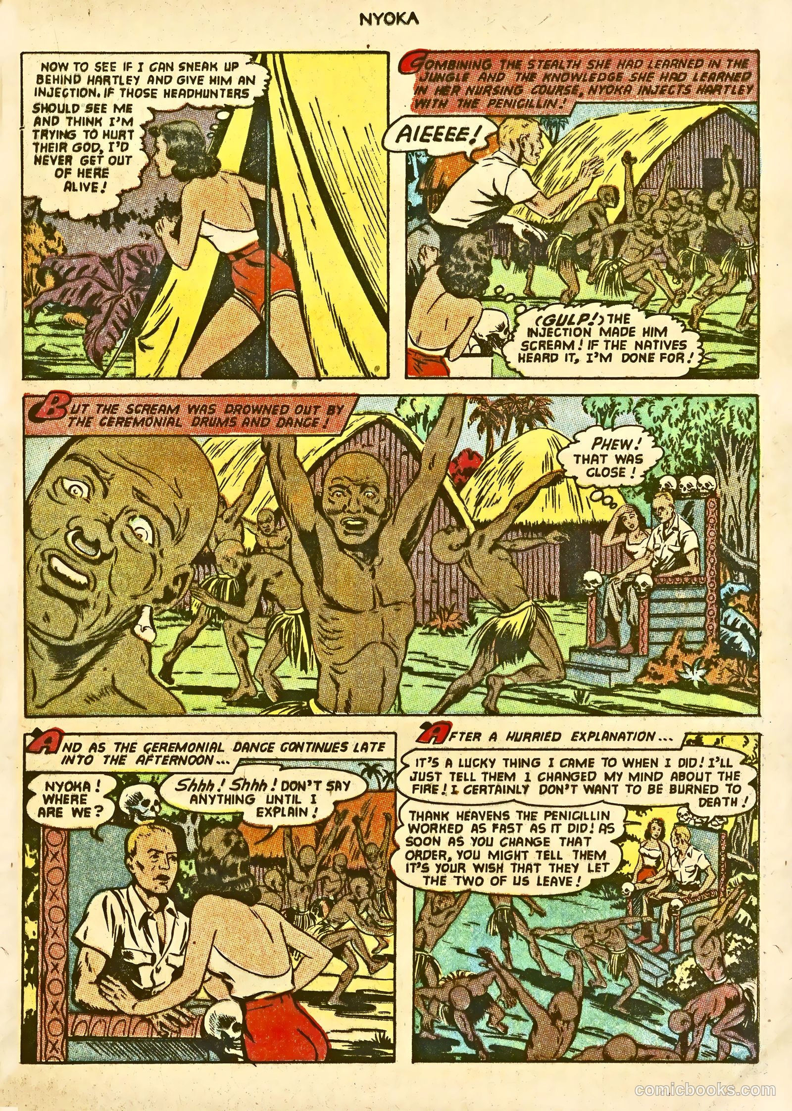 Nyoka the Jungle Girl #77 (1953) — page 21 of 36
