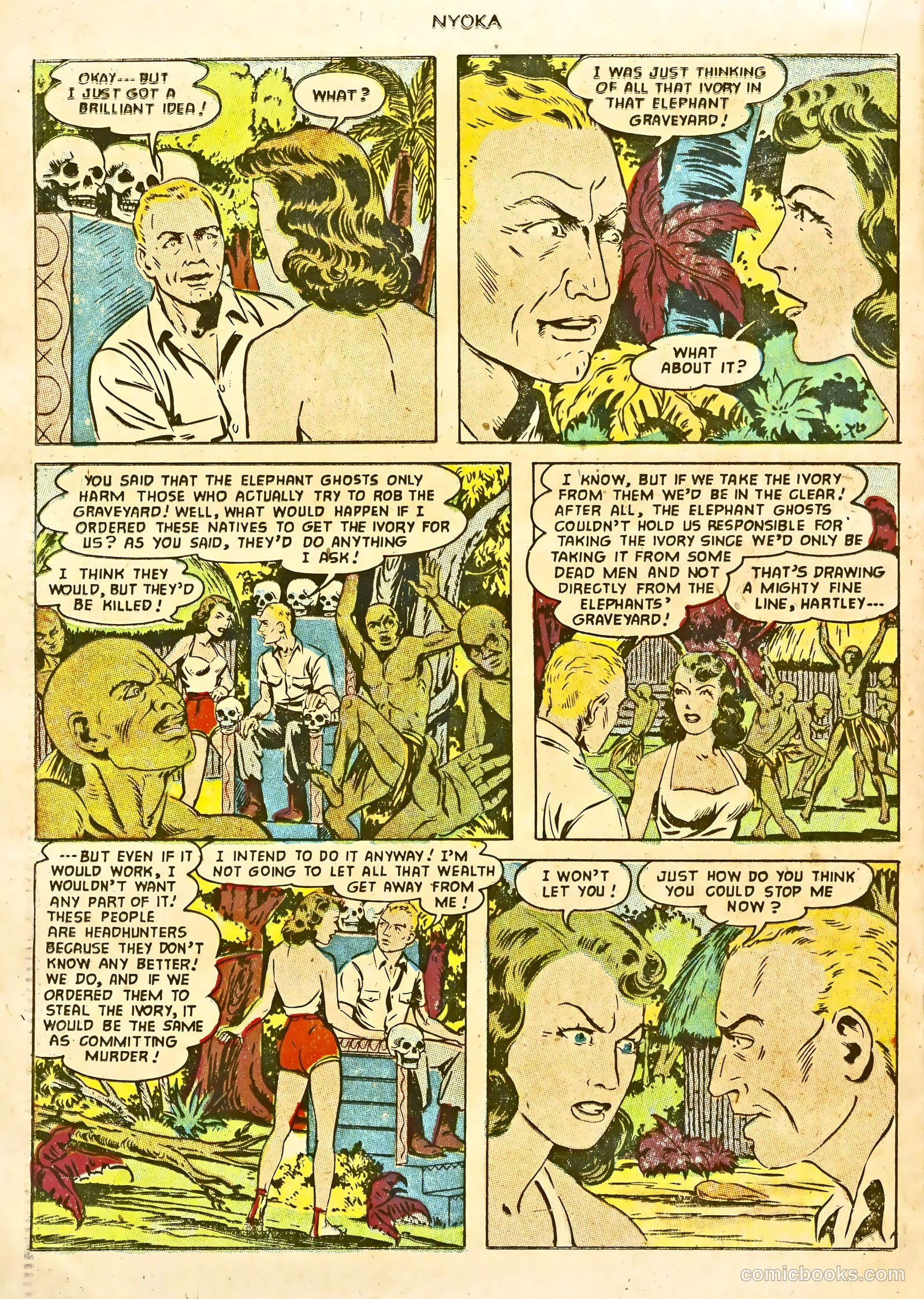 Nyoka the Jungle Girl #77 (1953) — page 22 of 36