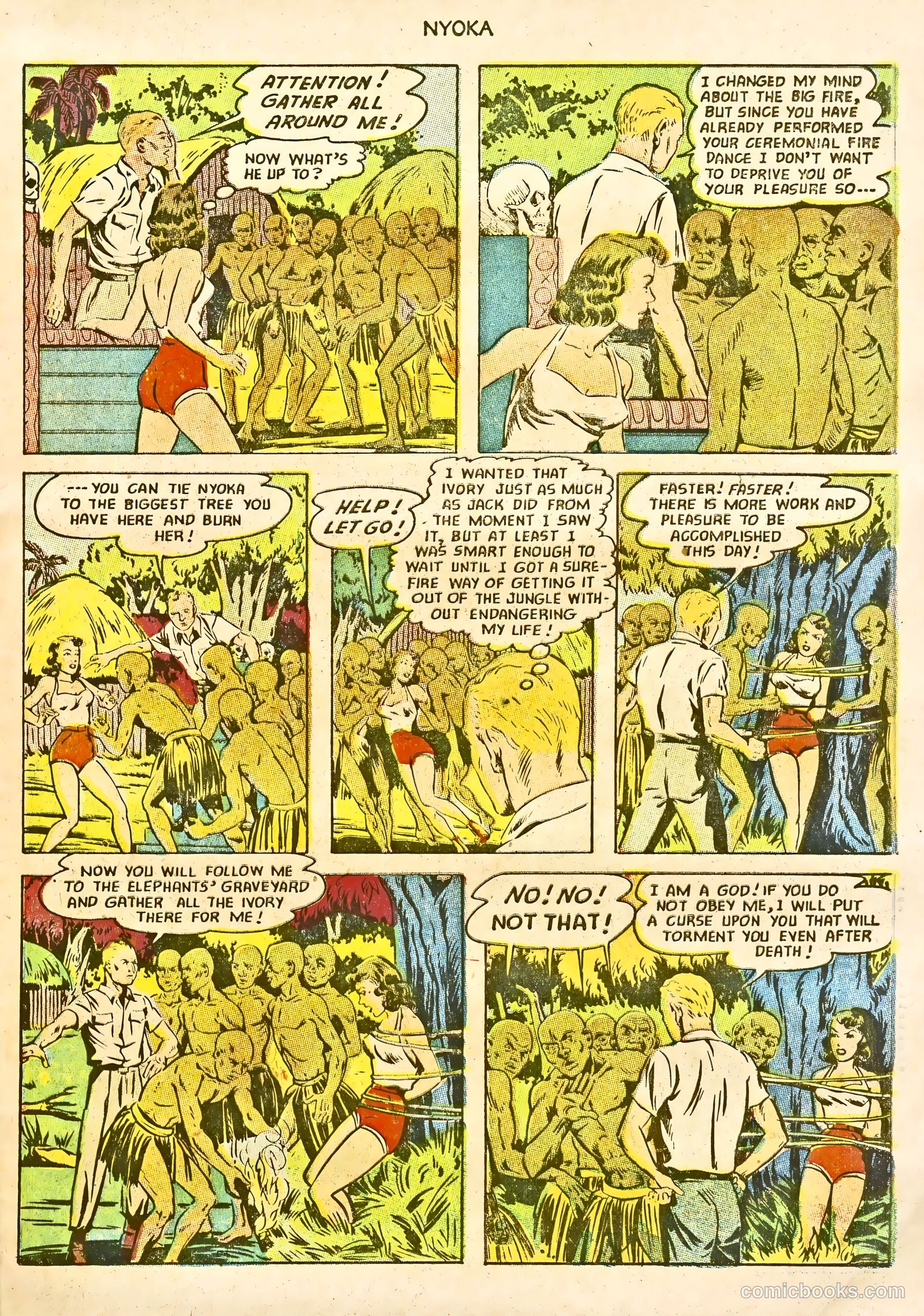 Nyoka the Jungle Girl #77 (1953) — page 23 of 36