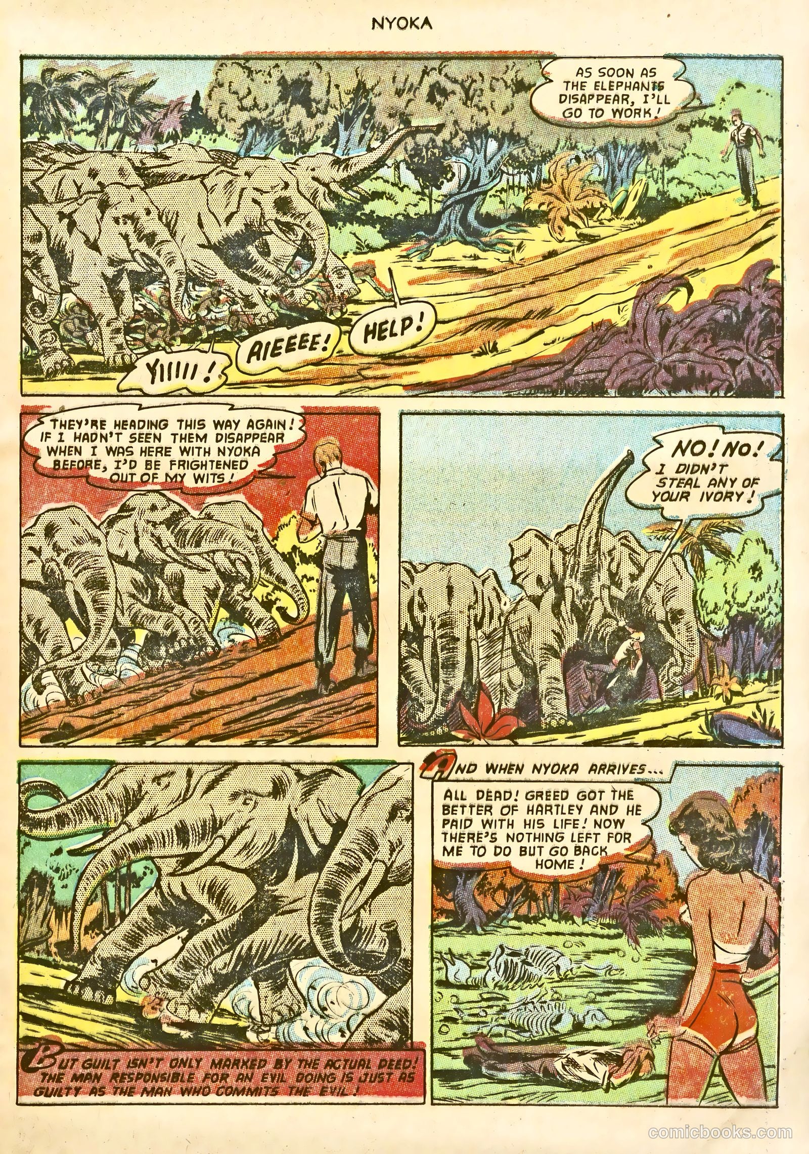 Nyoka the Jungle Girl #77 (1953) — page 25 of 36