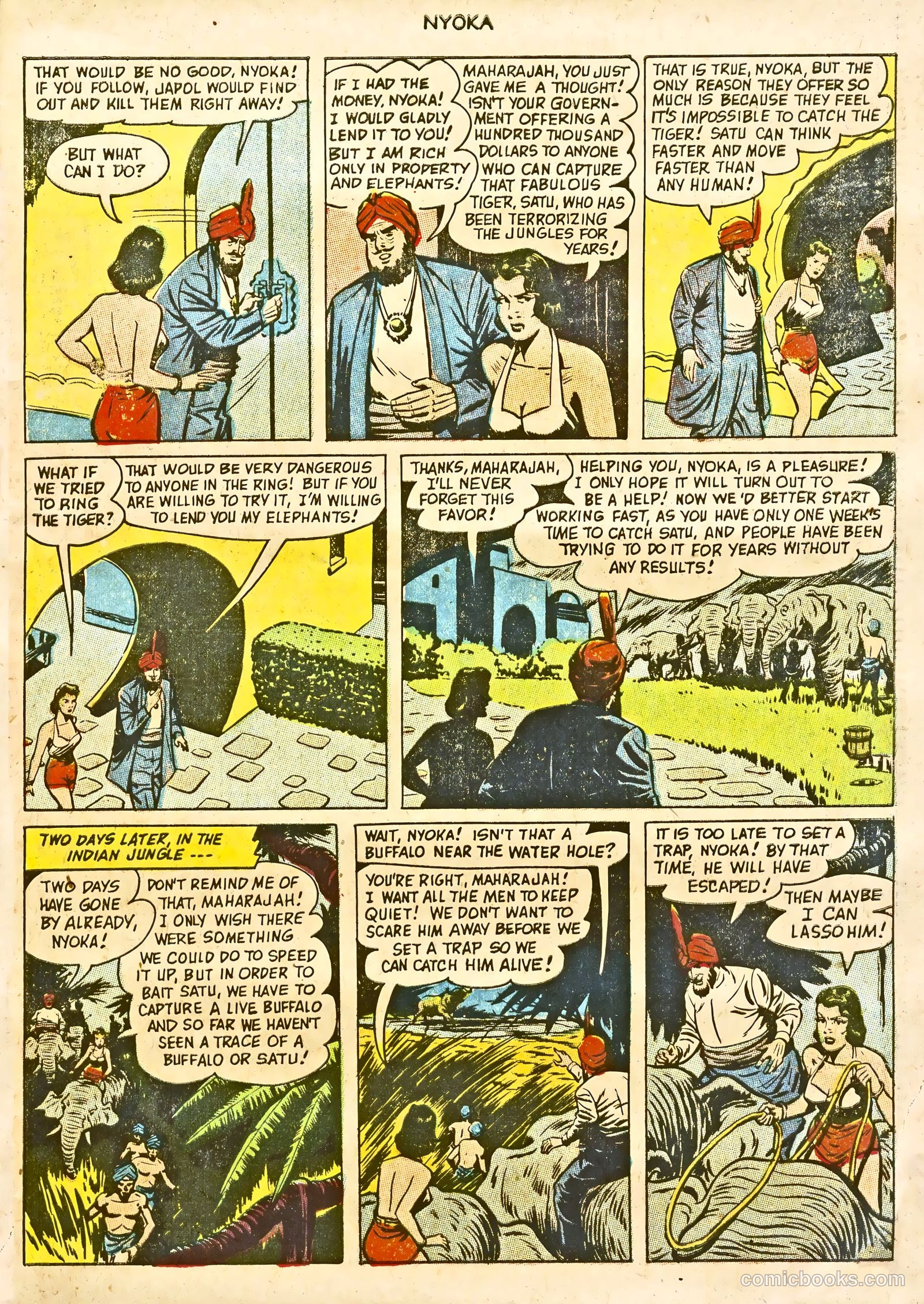 Nyoka the Jungle Girl #77 (1953) — page 31 of 36