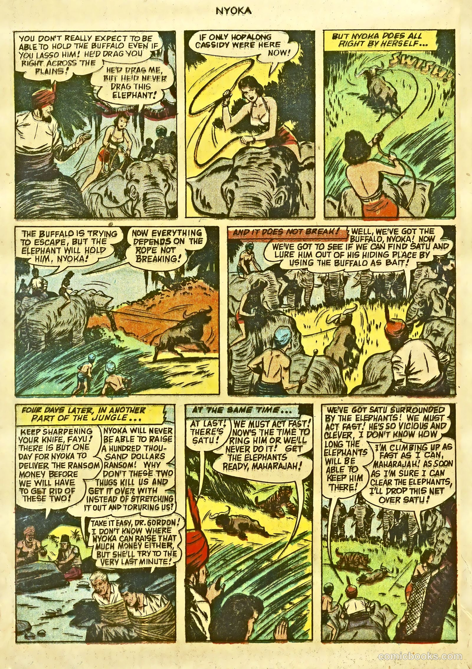 Nyoka the Jungle Girl #77 (1953) — page 32 of 36
