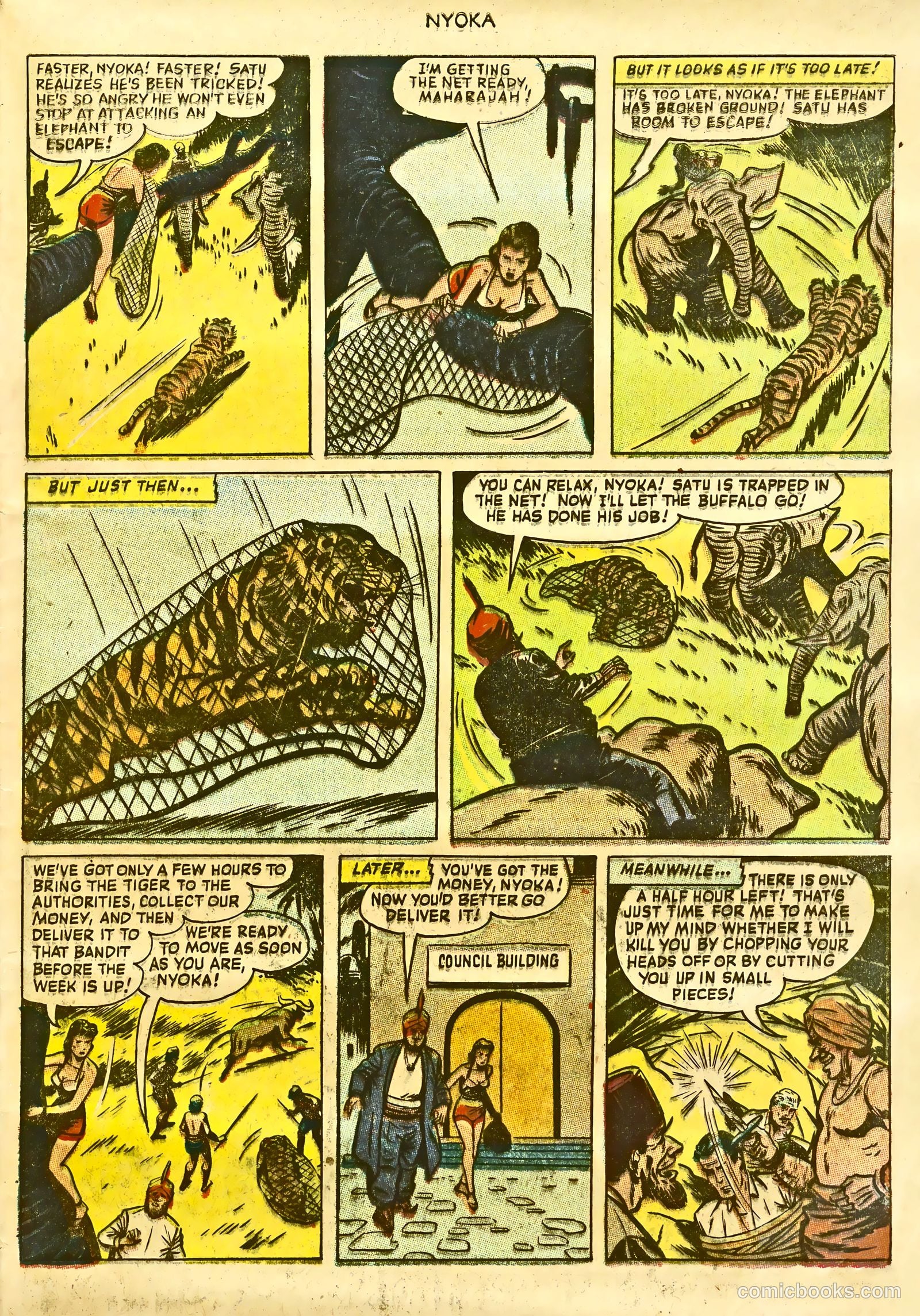 Nyoka the Jungle Girl #77 (1953) — page 33 of 36