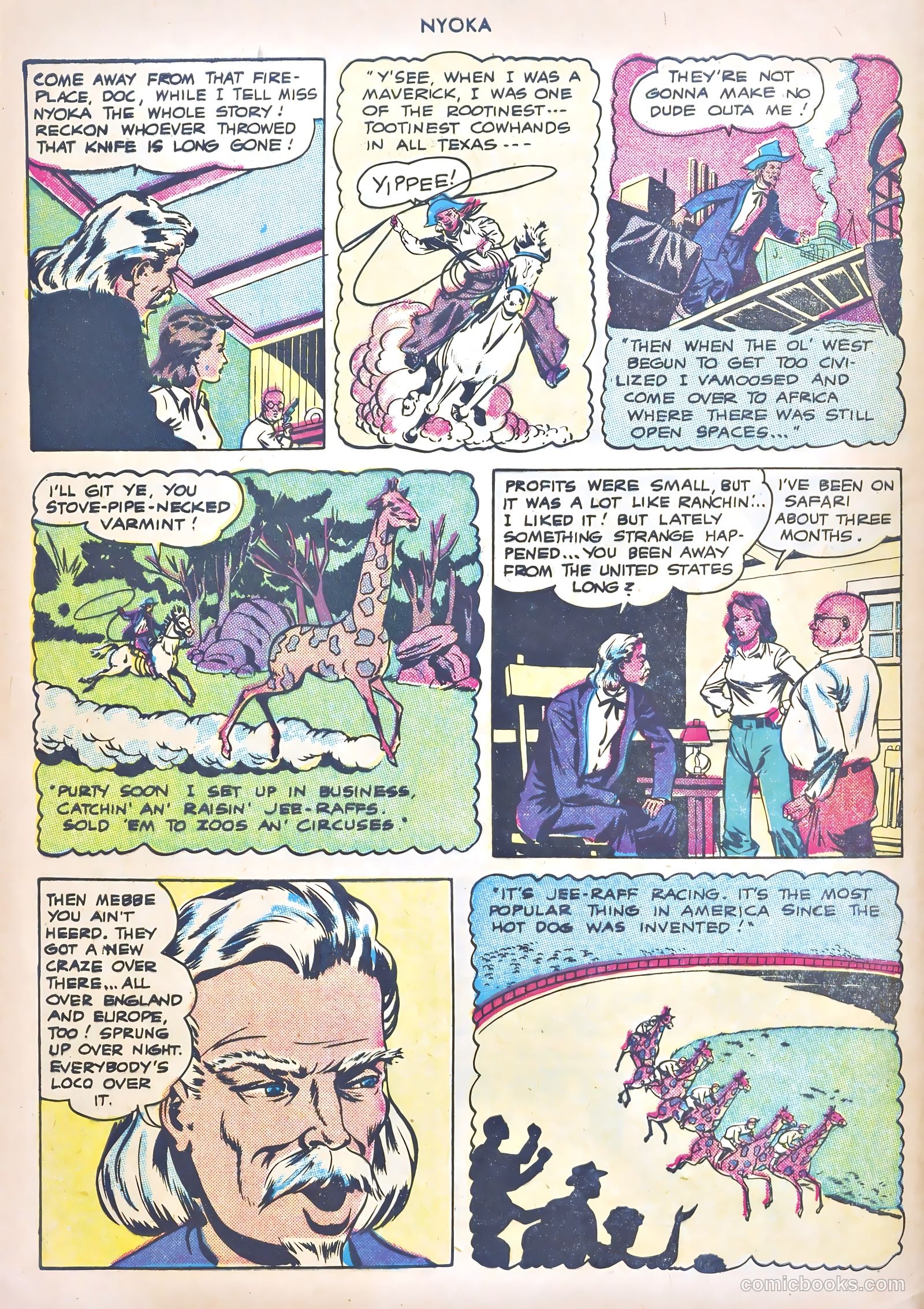 Nyoka the Jungle Girl #8 (1947) — page 8 of 53