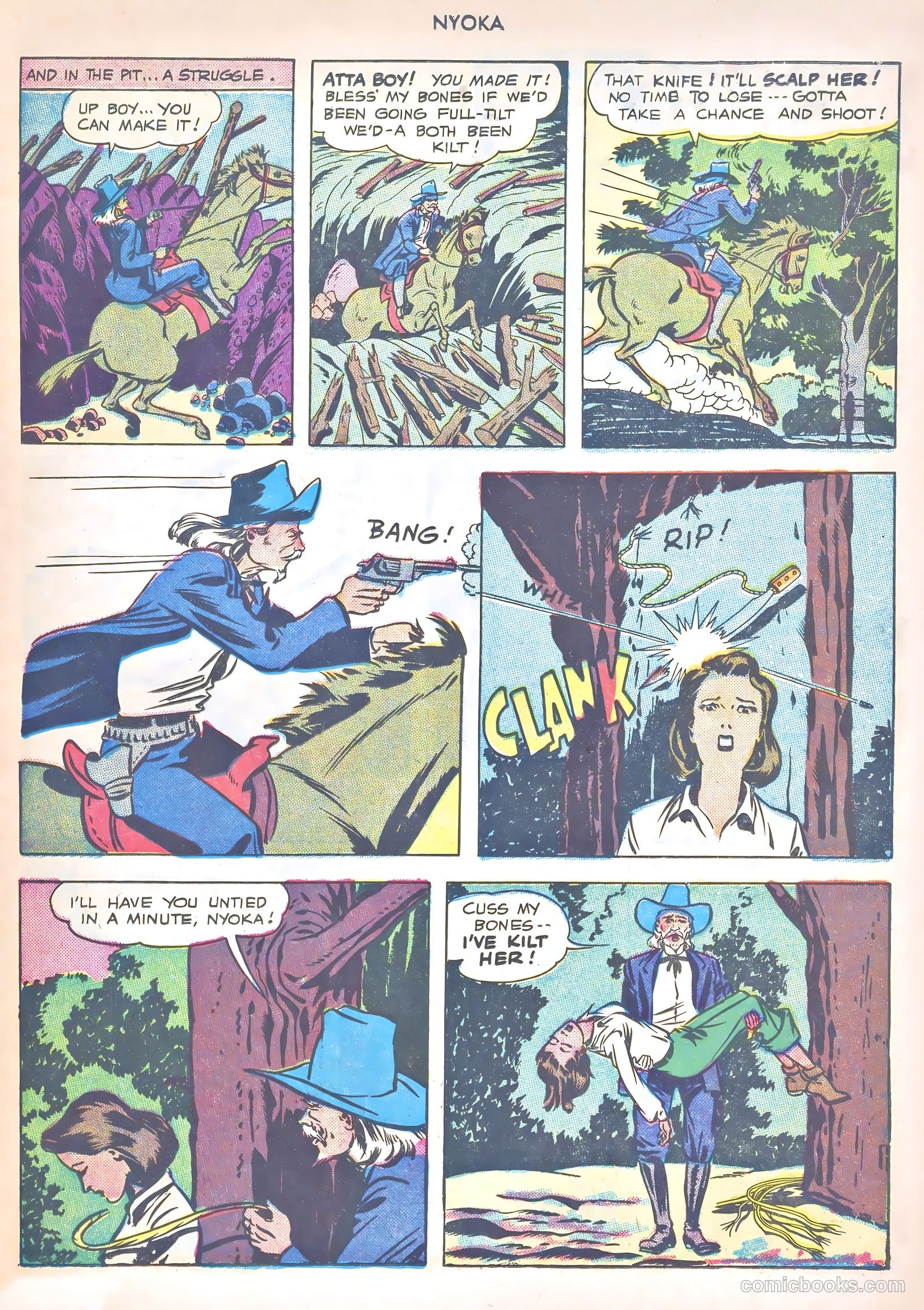Nyoka the Jungle Girl #8 (1947) — page 17 of 53