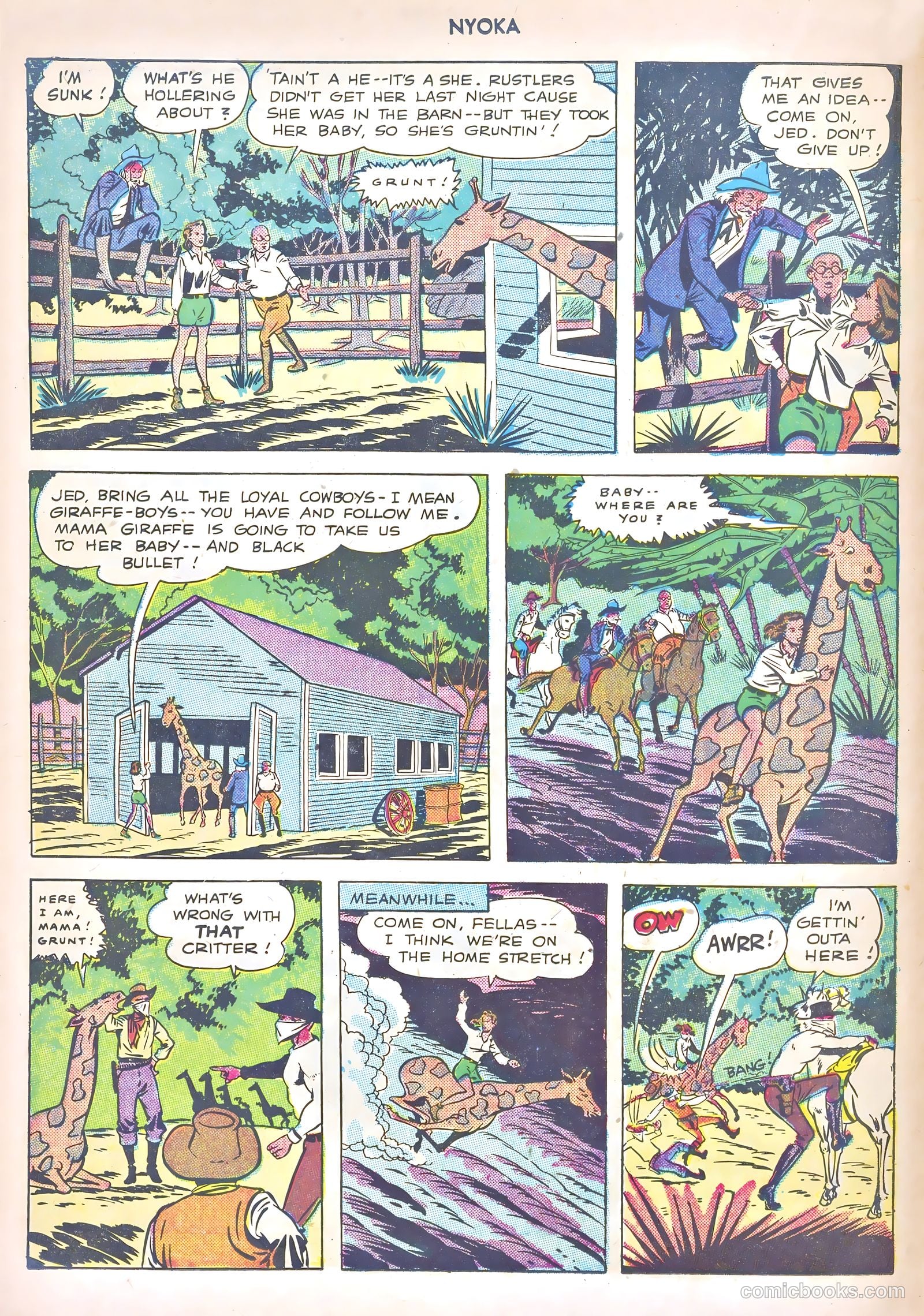 Nyoka the Jungle Girl #8 (1947) — page 20 of 53