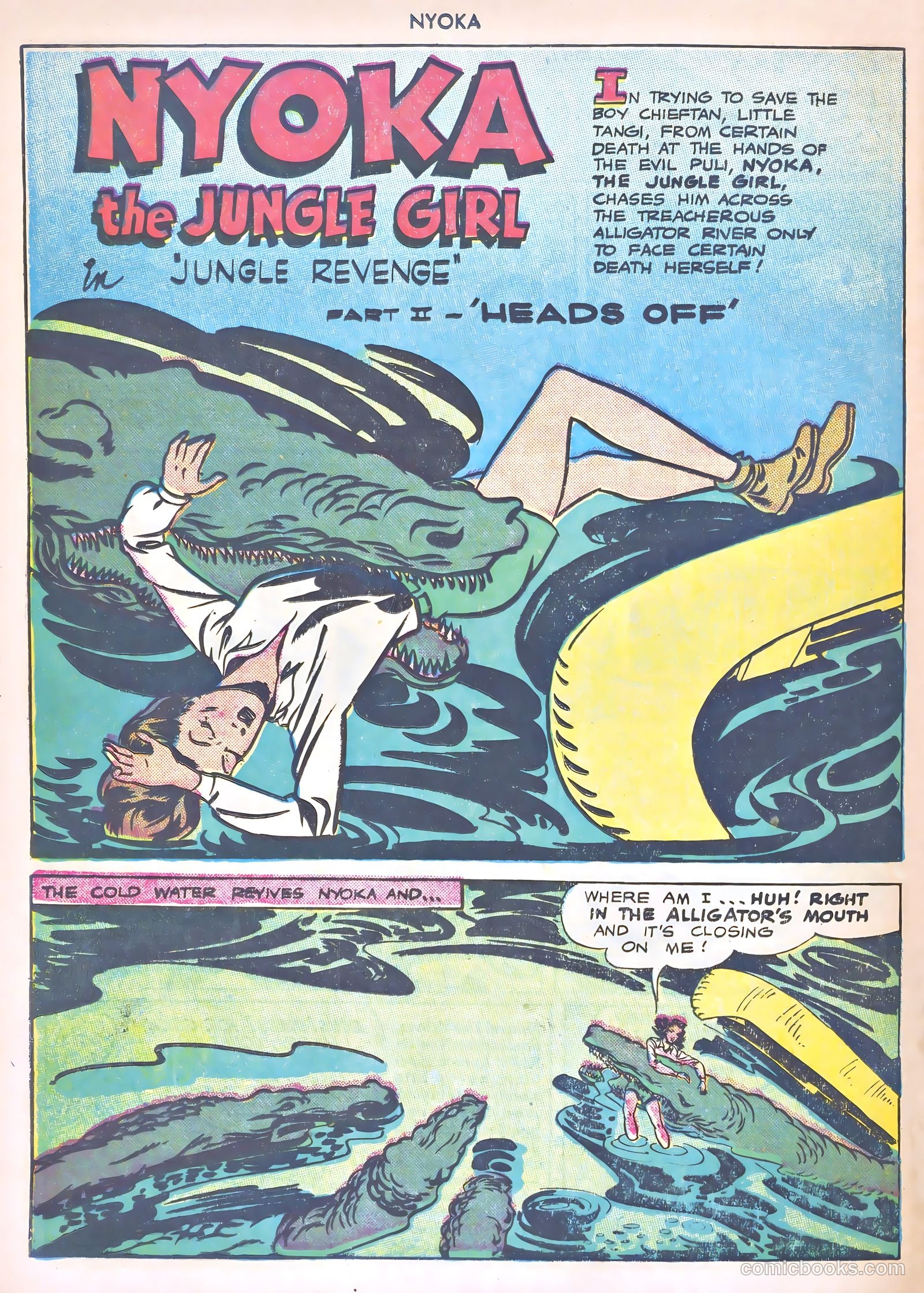 Nyoka the Jungle Girl #8 (1947) — page 34 of 53