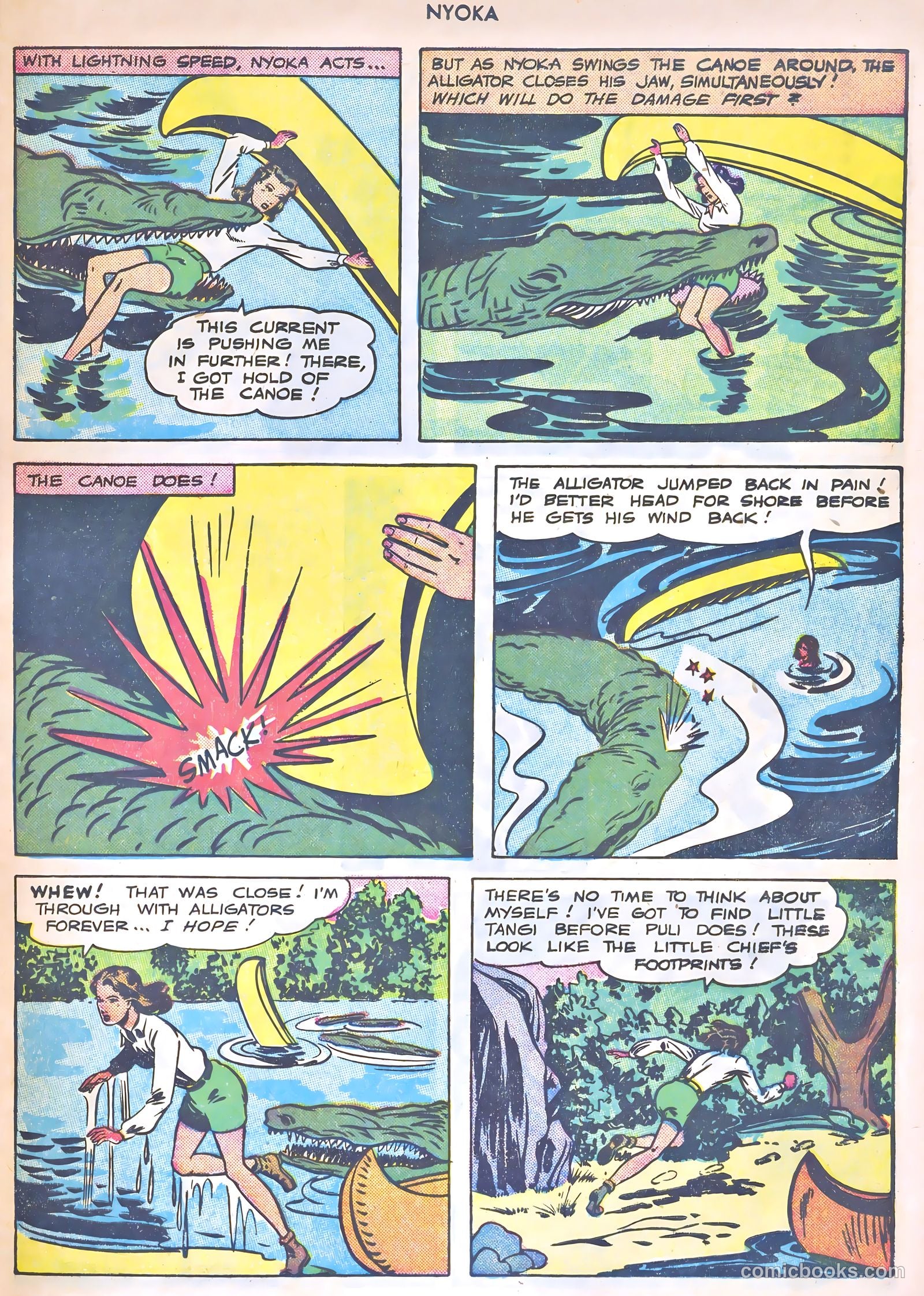 Nyoka the Jungle Girl #8 (1947) — page 35 of 53