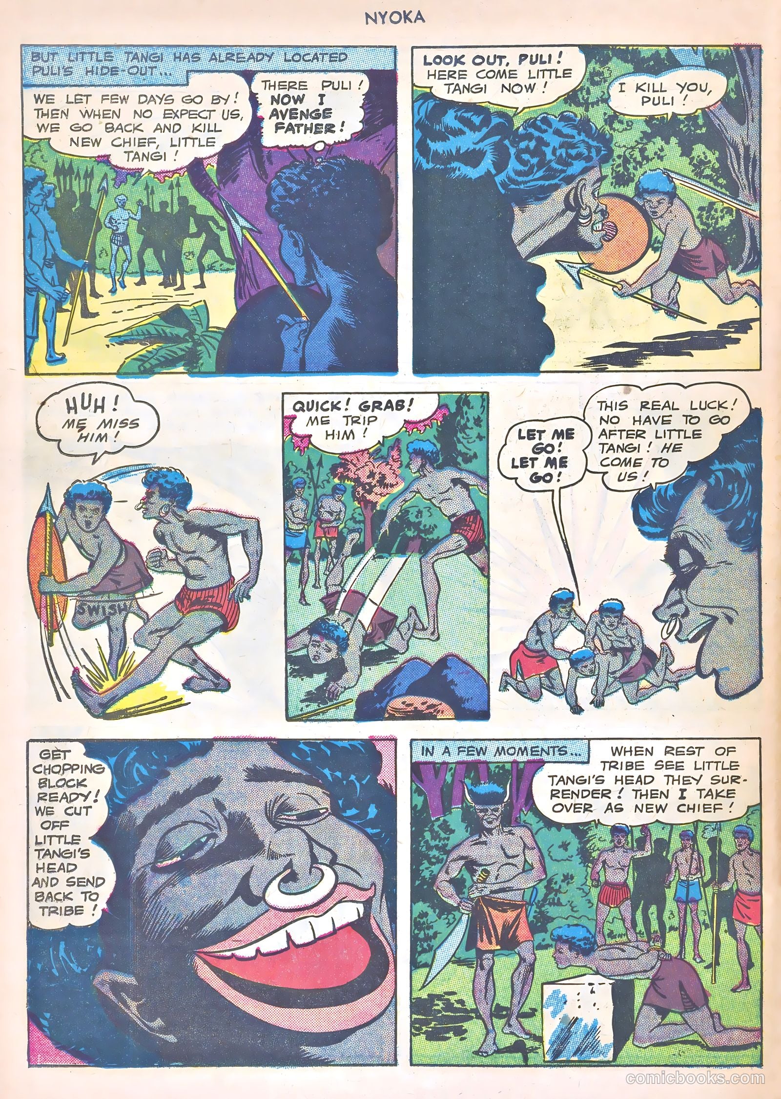 Nyoka the Jungle Girl #8 (1947) — page 36 of 53
