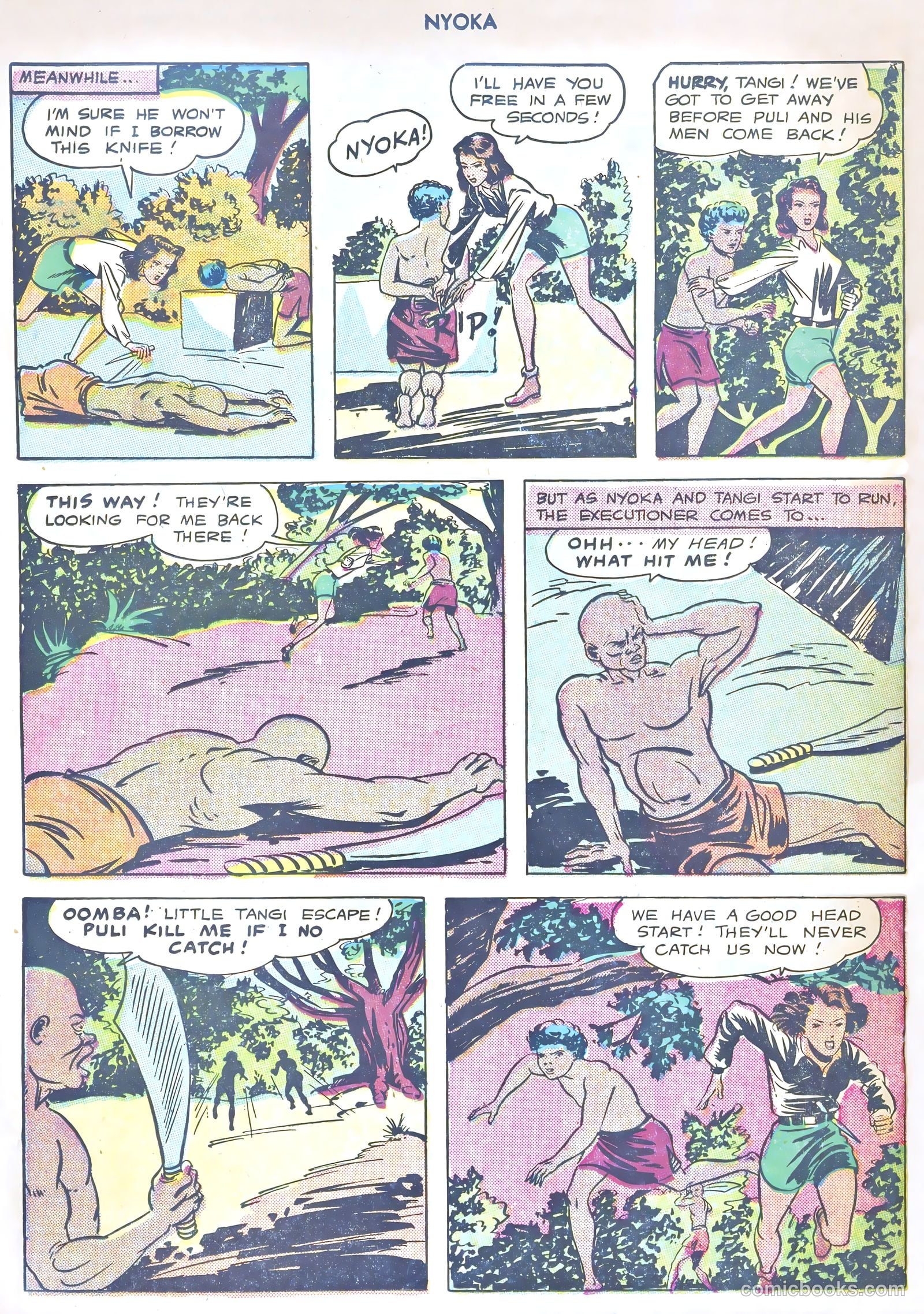 Nyoka the Jungle Girl #8 (1947) — page 38 of 53