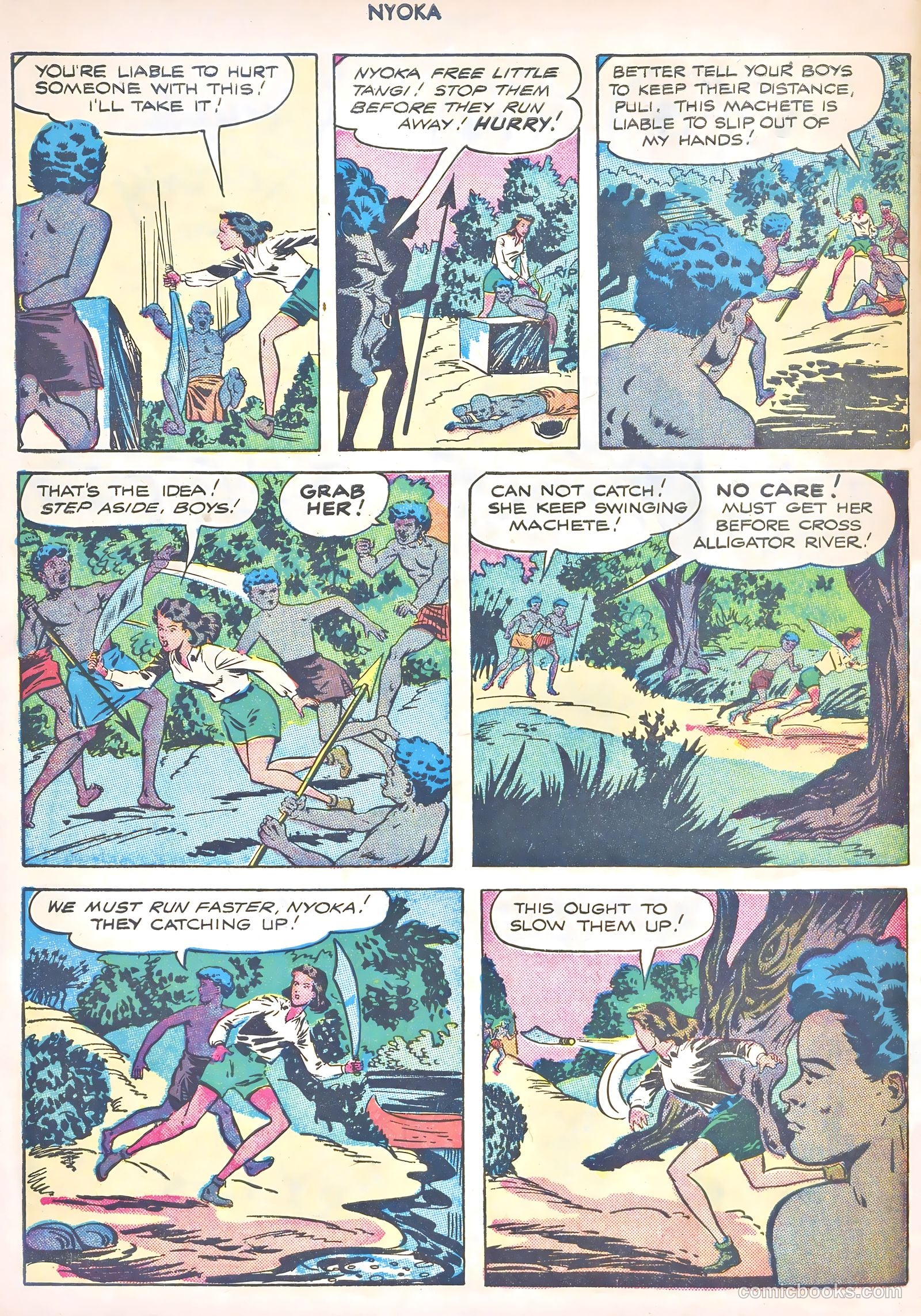 Nyoka the Jungle Girl #8 (1947) — page 44 of 53