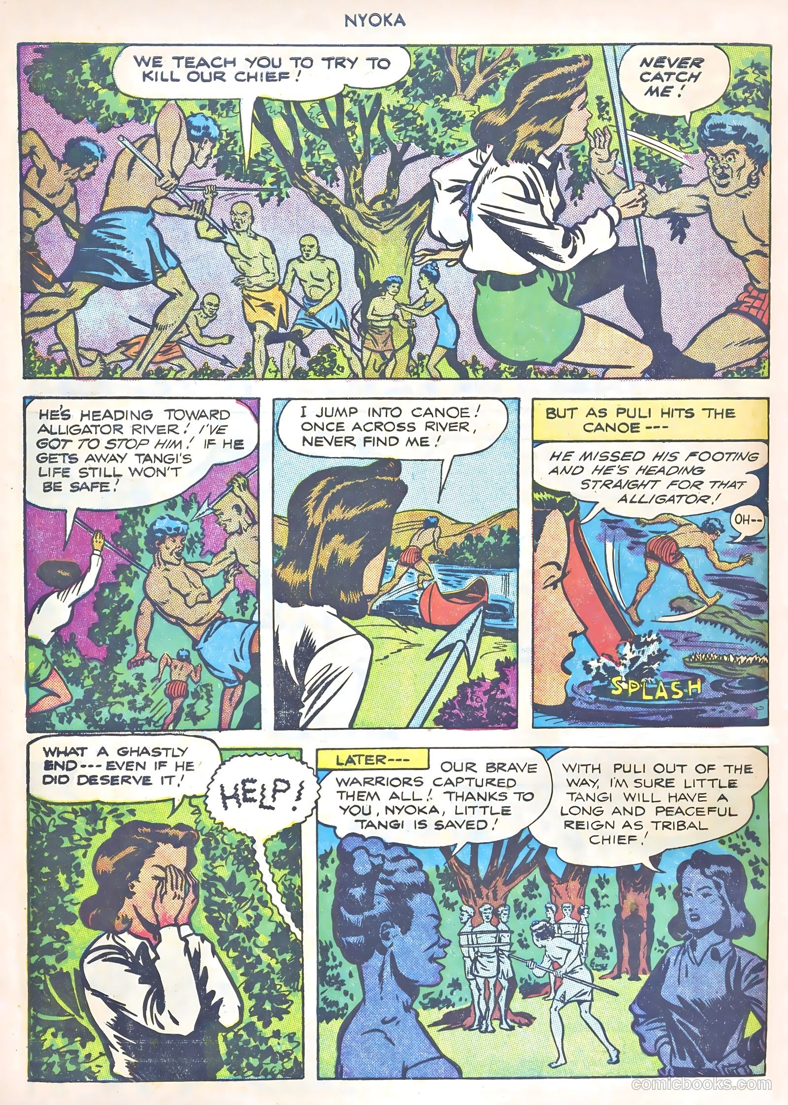 Nyoka the Jungle Girl #8 (1947) — page 48 of 53