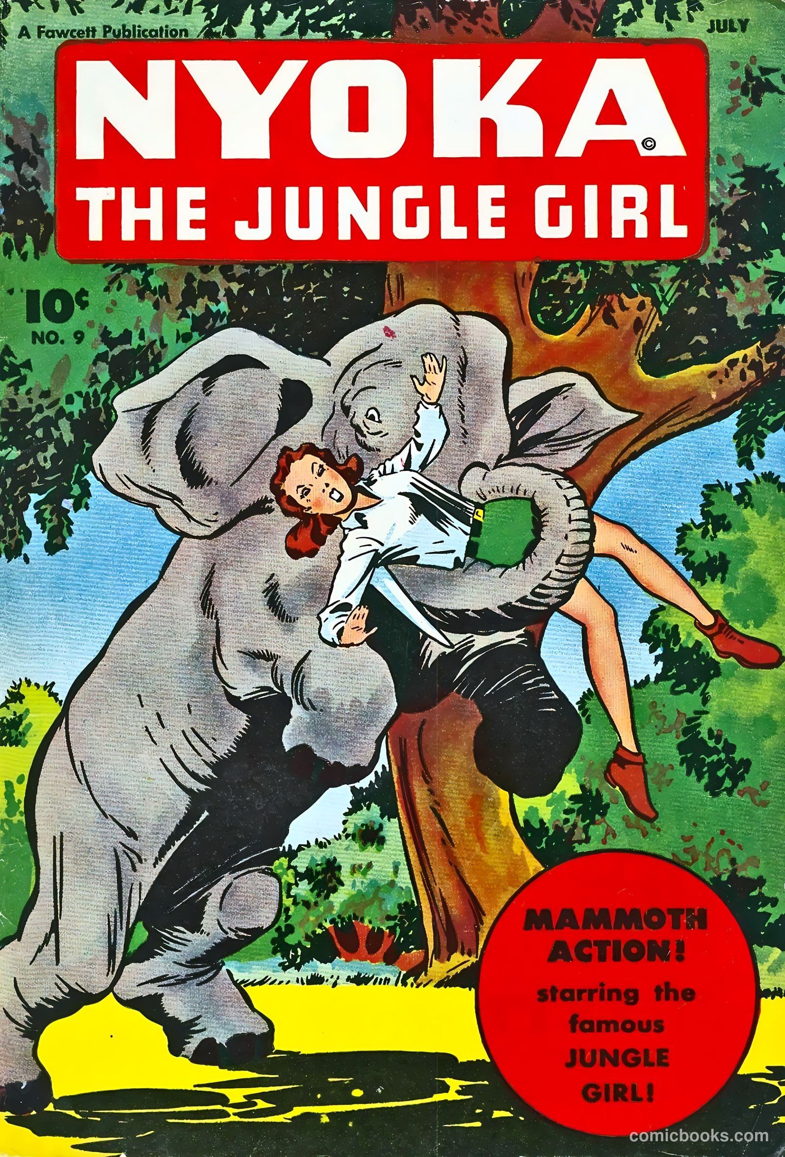 Nyoka the Jungle Girl #9