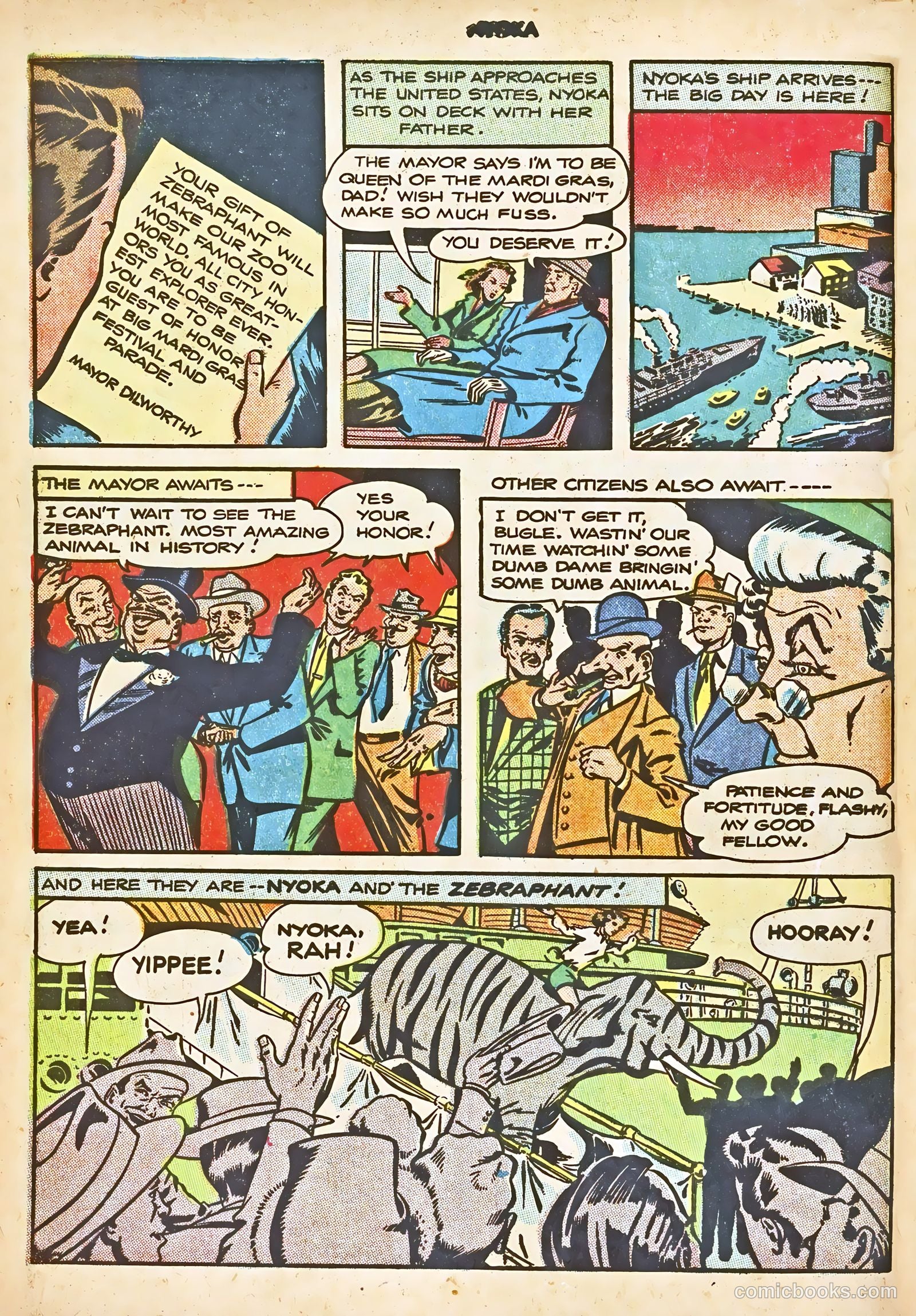 Nyoka the Jungle Girl #9 (1947) — page 6 of 52