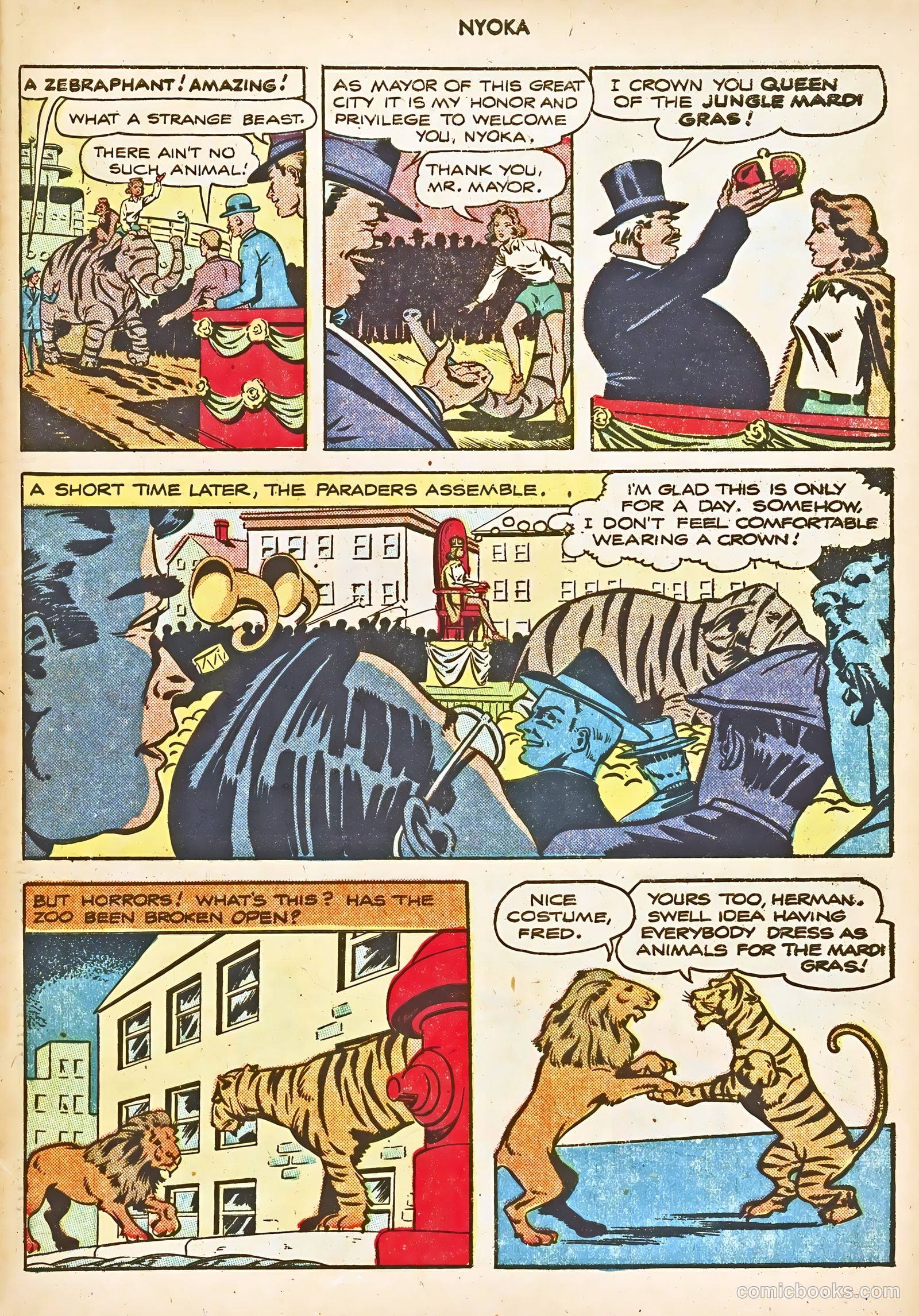Nyoka the Jungle Girl #9 (1947) — page 7 of 52