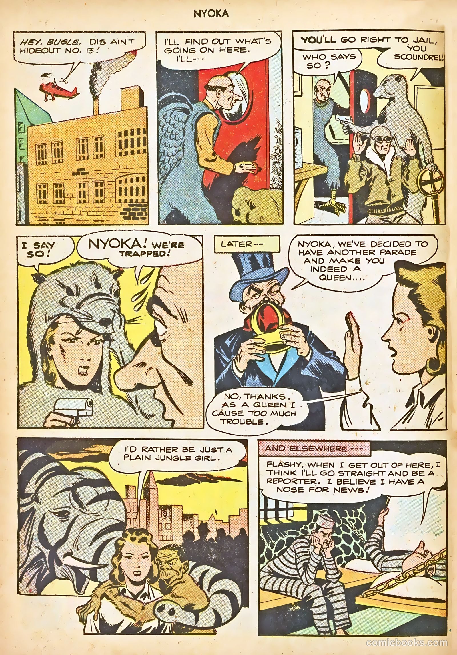Nyoka the Jungle Girl #9 (1947) — page 20 of 52